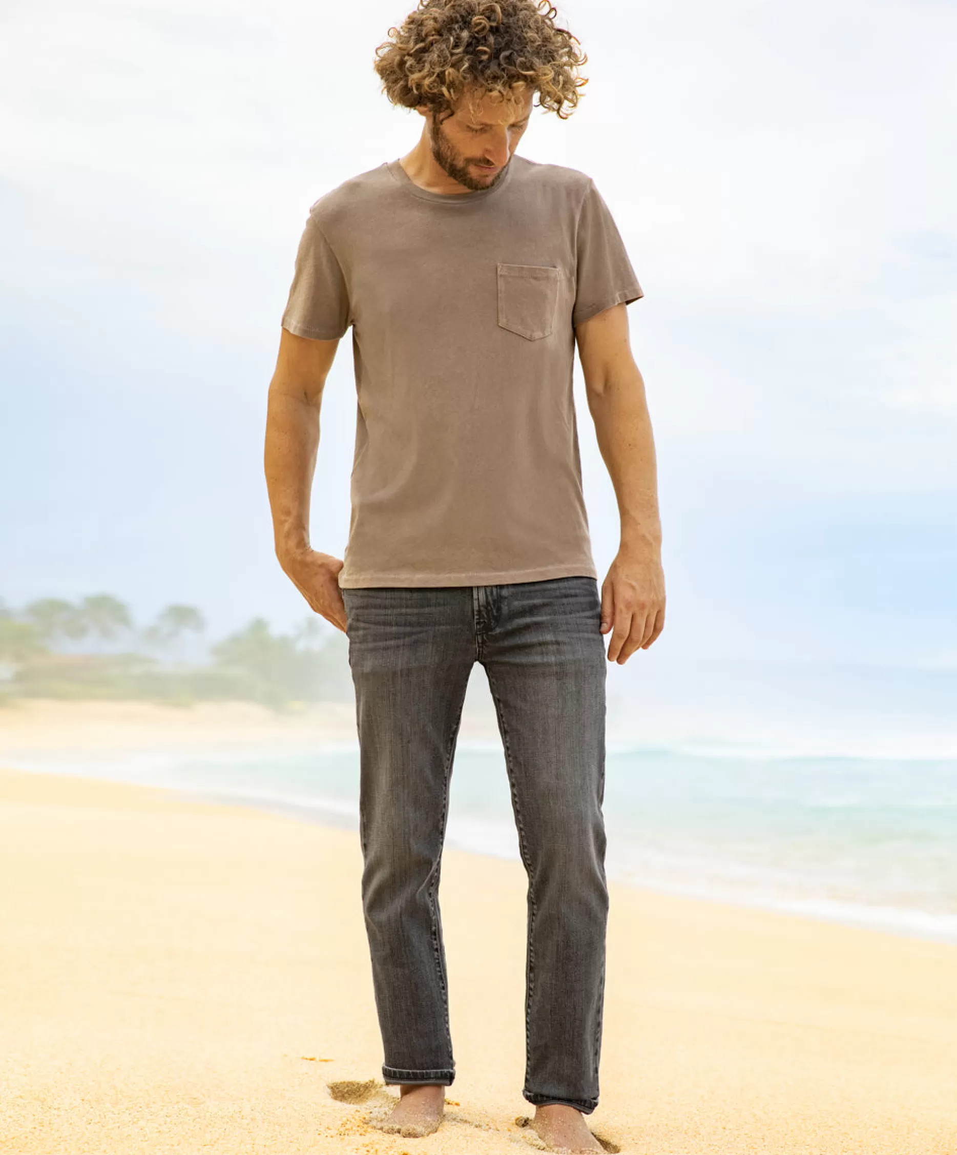 Outerknown Ambassador Slim Fit Washed Grey Hot