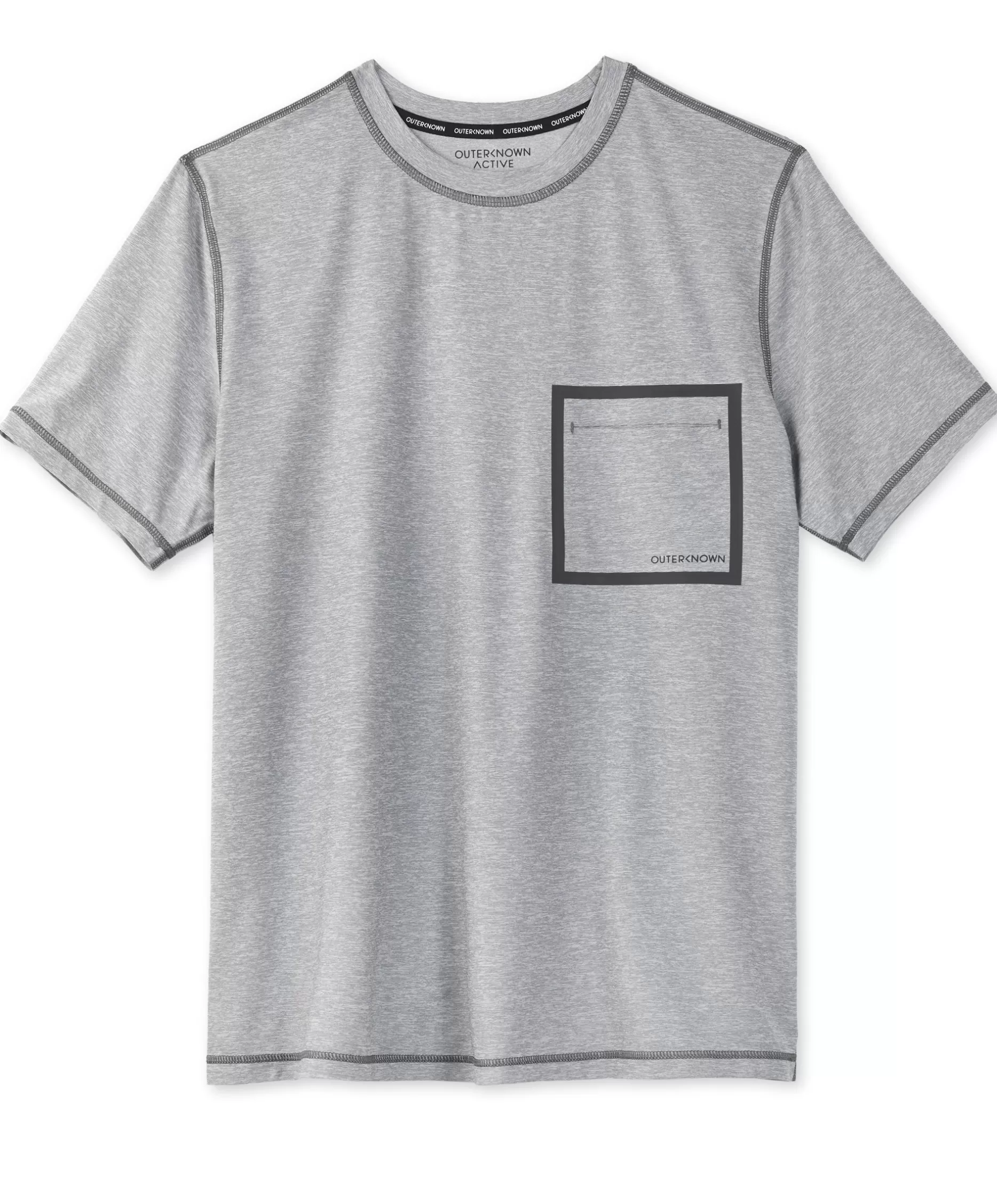 Outerknown Apex S/S Tee By Kelly Slater Heather Grey Outlet