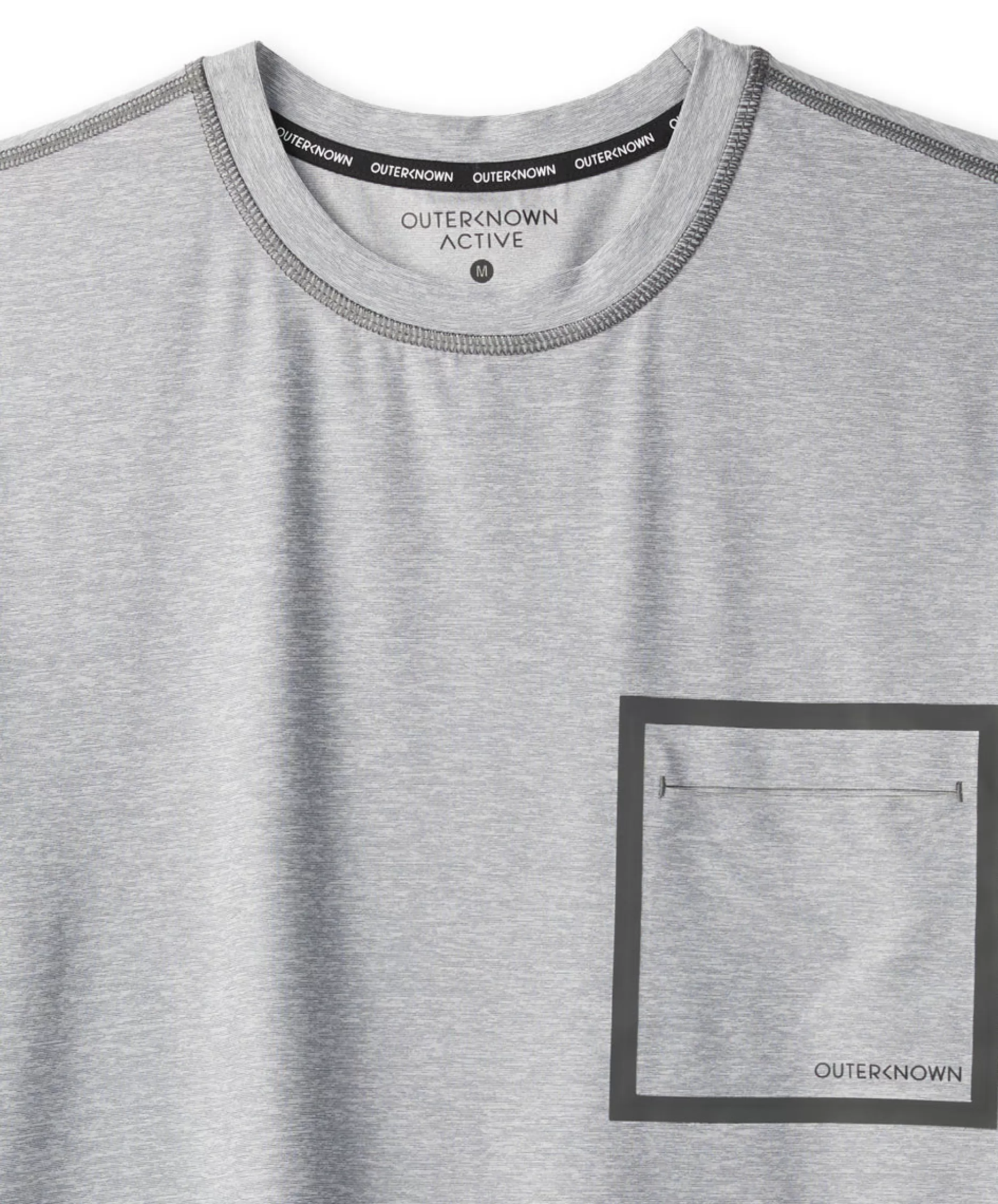 Outerknown Apex S/S Tee By Kelly Slater Heather Grey Outlet