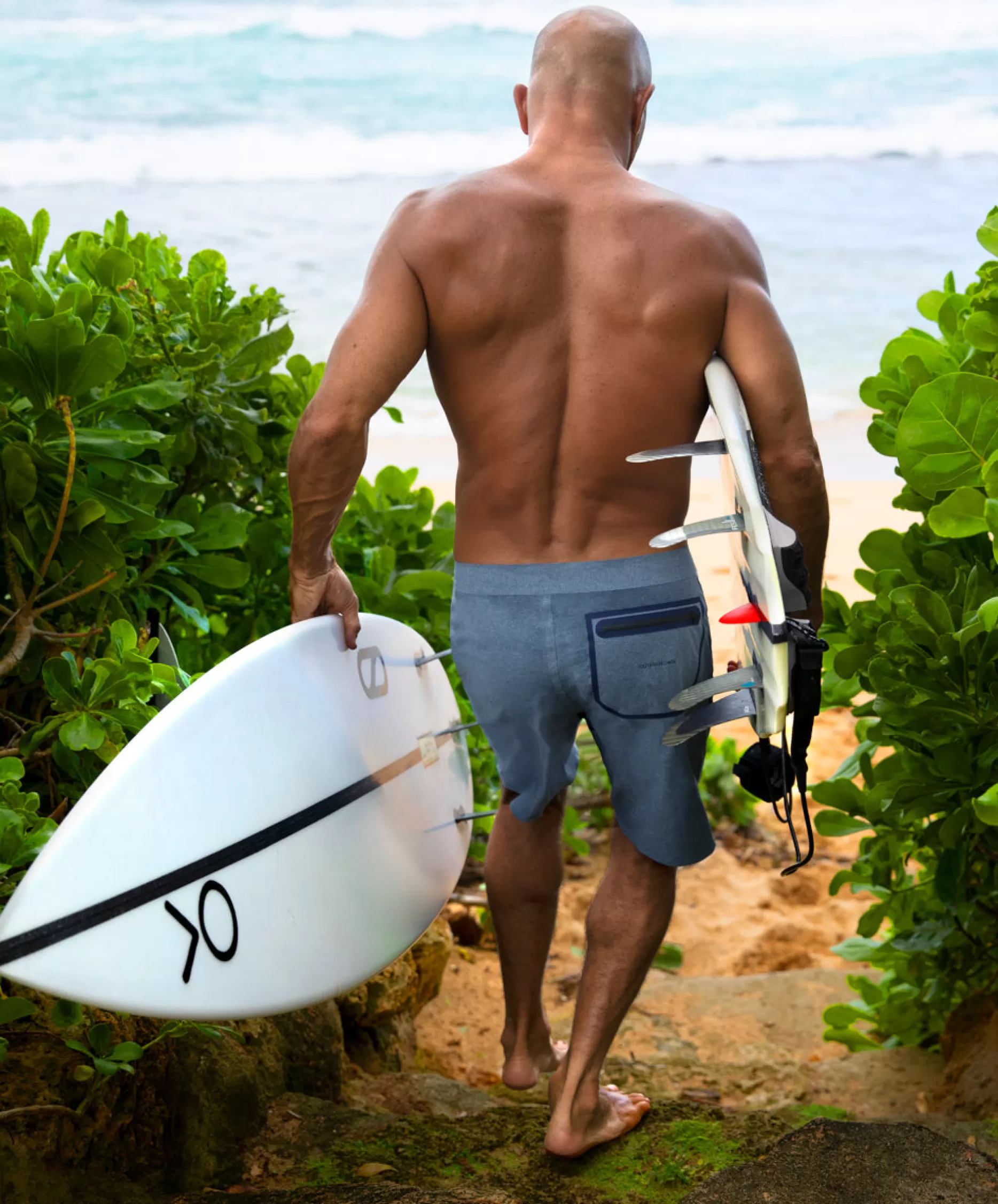 Outerknown Apex Trunks By Kelly Slater Heather Navy Sale