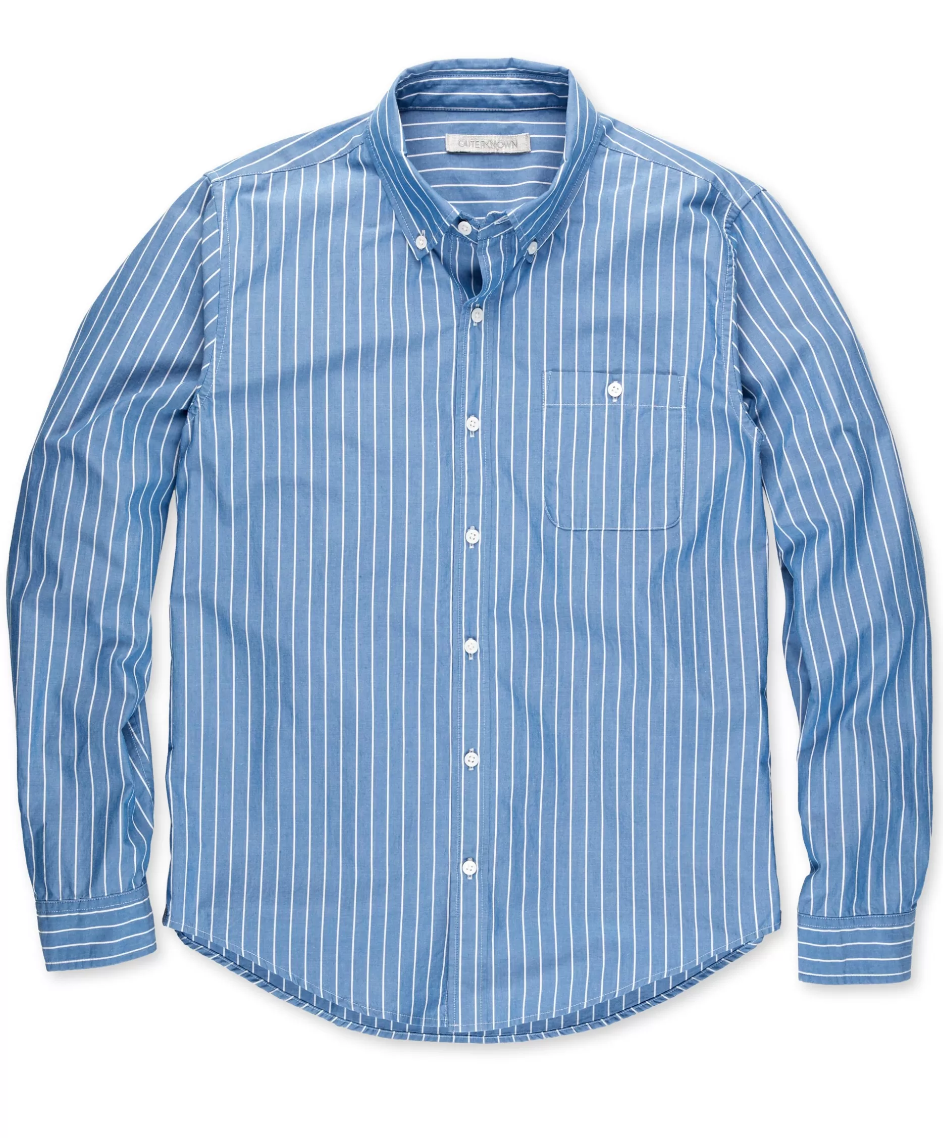 Outerknown Atlantic Poplin Shirt Lewis Classic Blue Discount