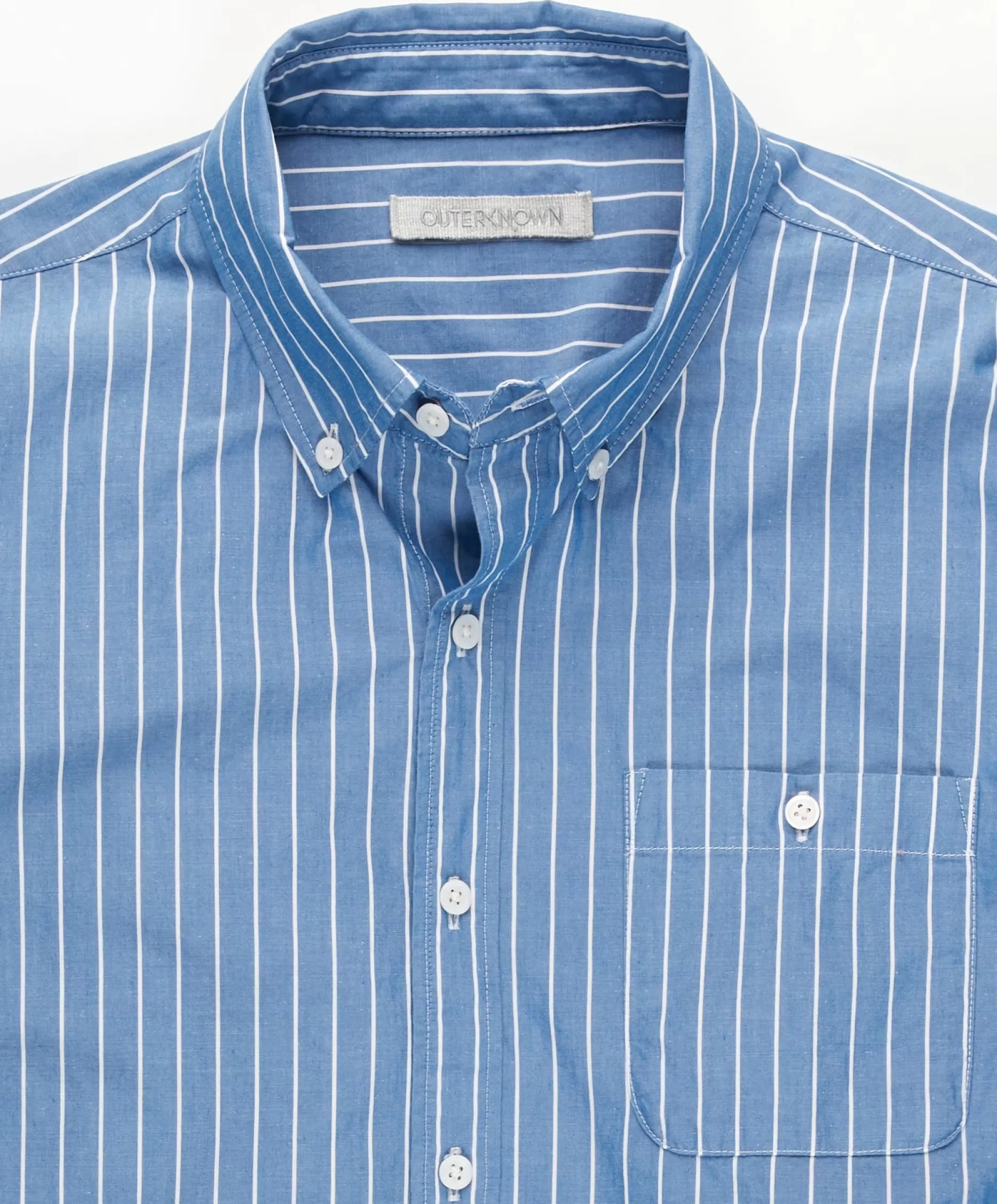 Outerknown Atlantic Poplin Shirt Lewis Classic Blue Discount