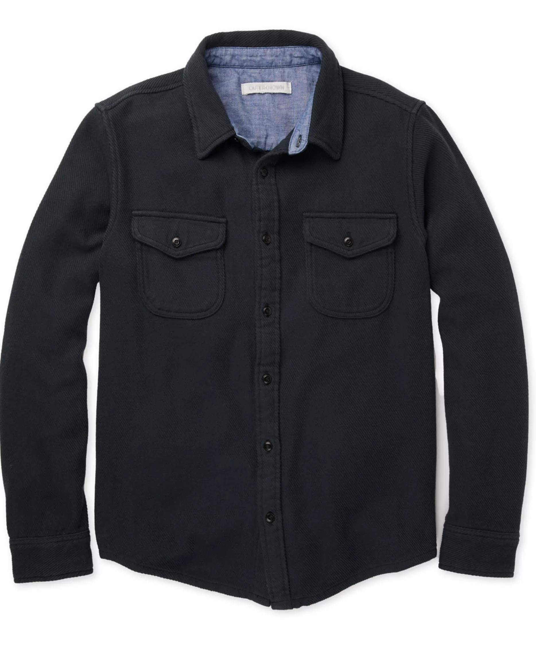 Outerknown Blanket Shirt Pitch Black New