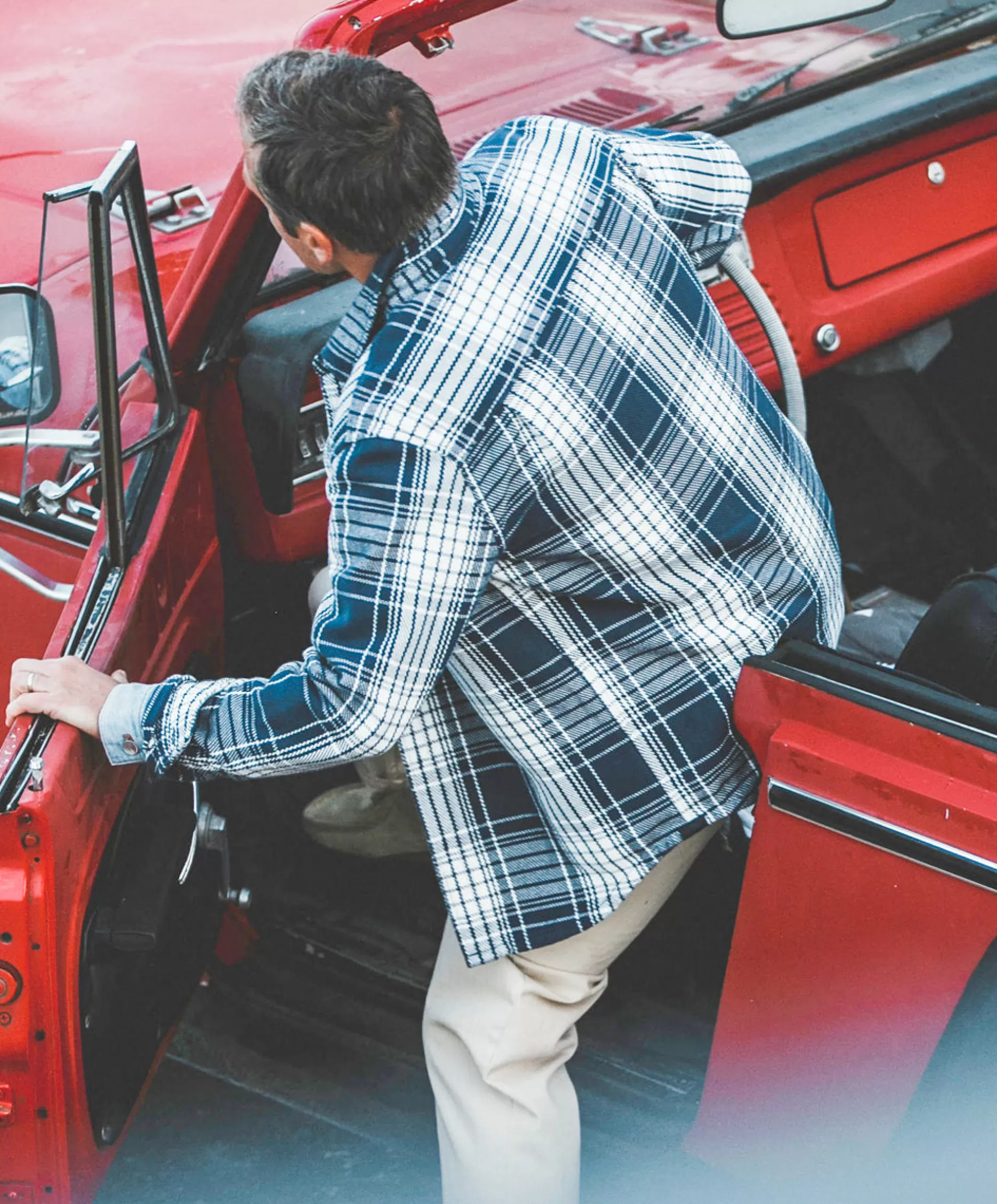 Outerknown Blanket Shirt Atlantic Blue Bigbury Plaid Outlet