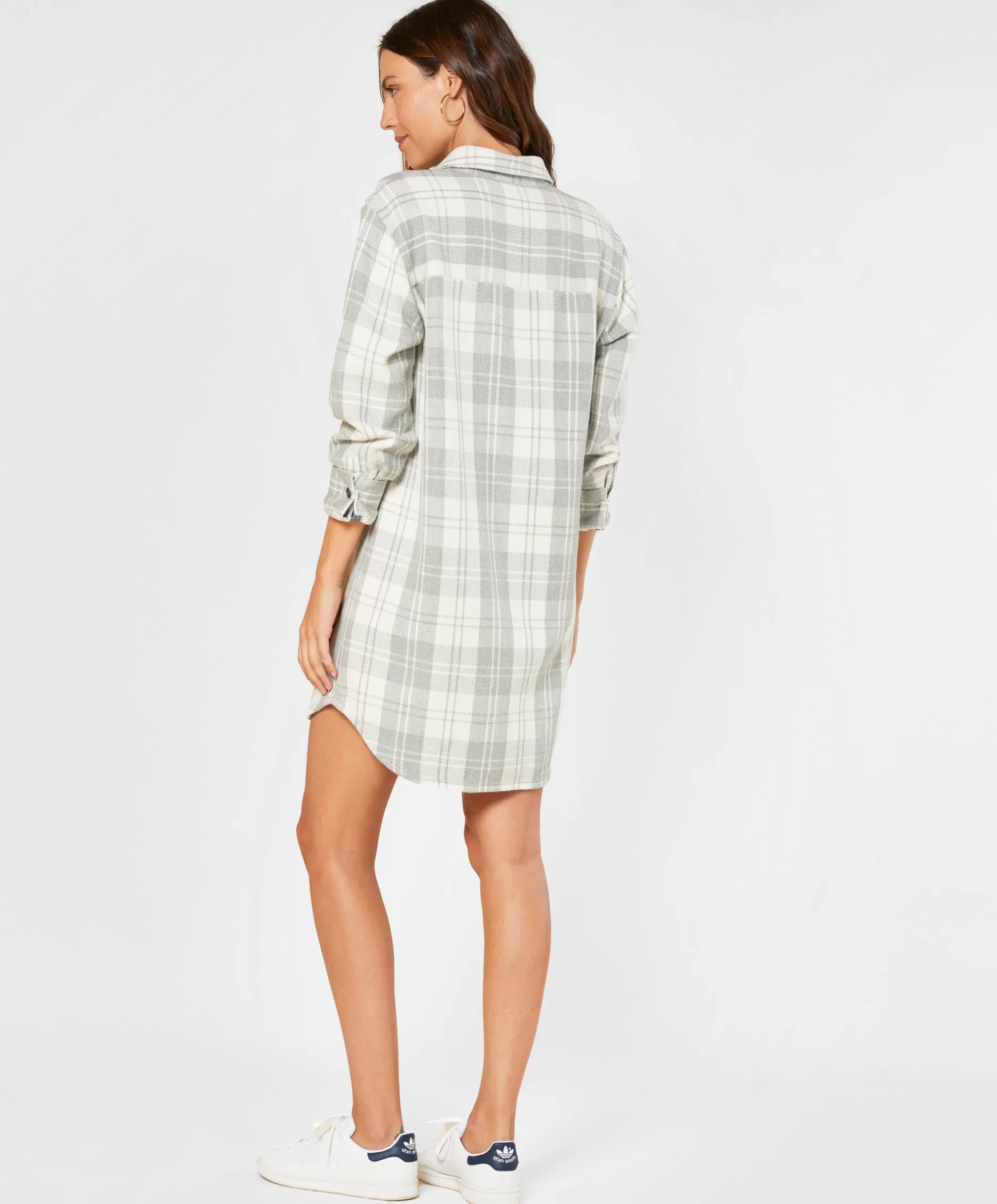 Outerknown Blanket Shirt Dress Half Light Little Boxes New