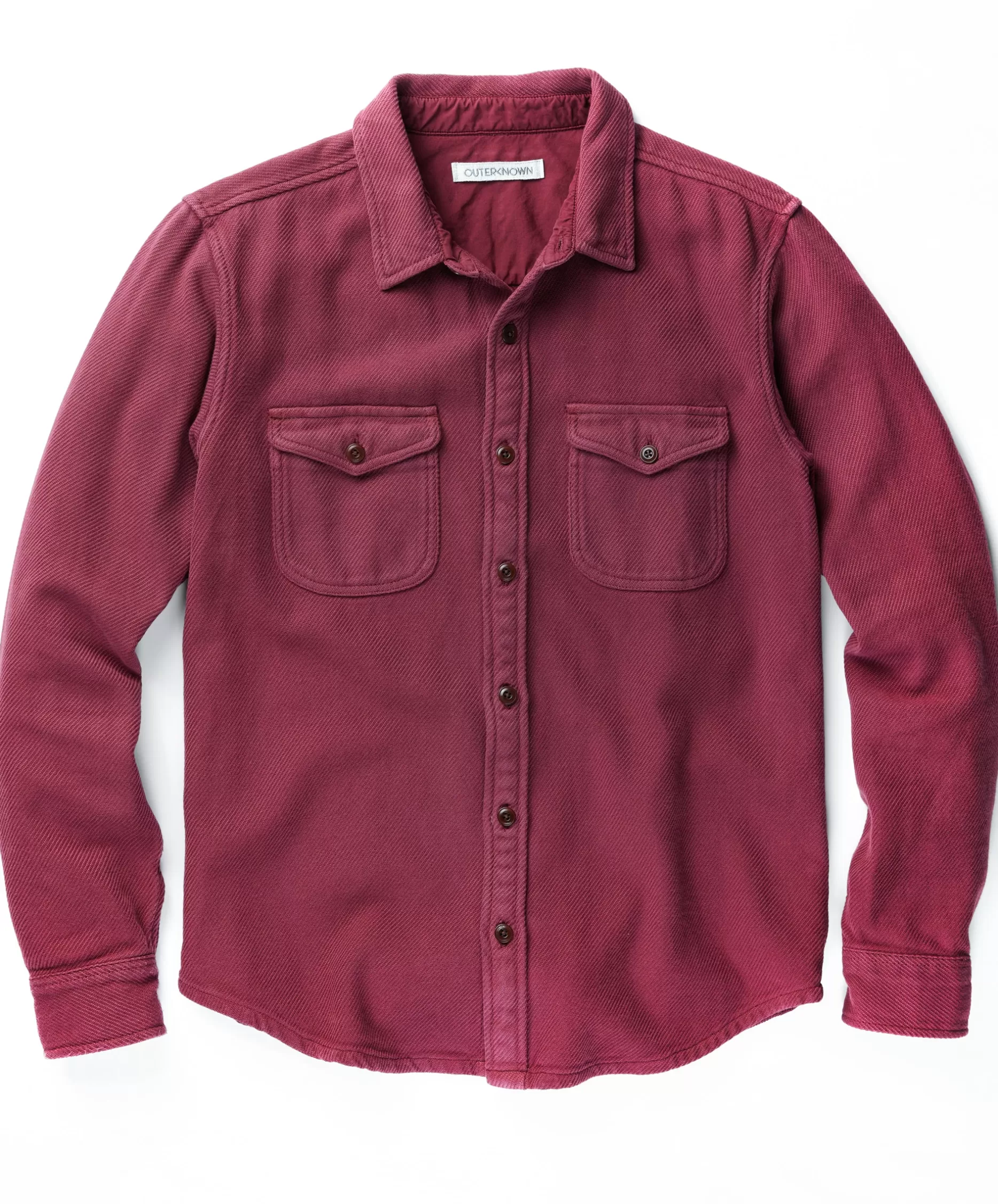 Outerknown Chroma Blanket Shirt Plum Sale