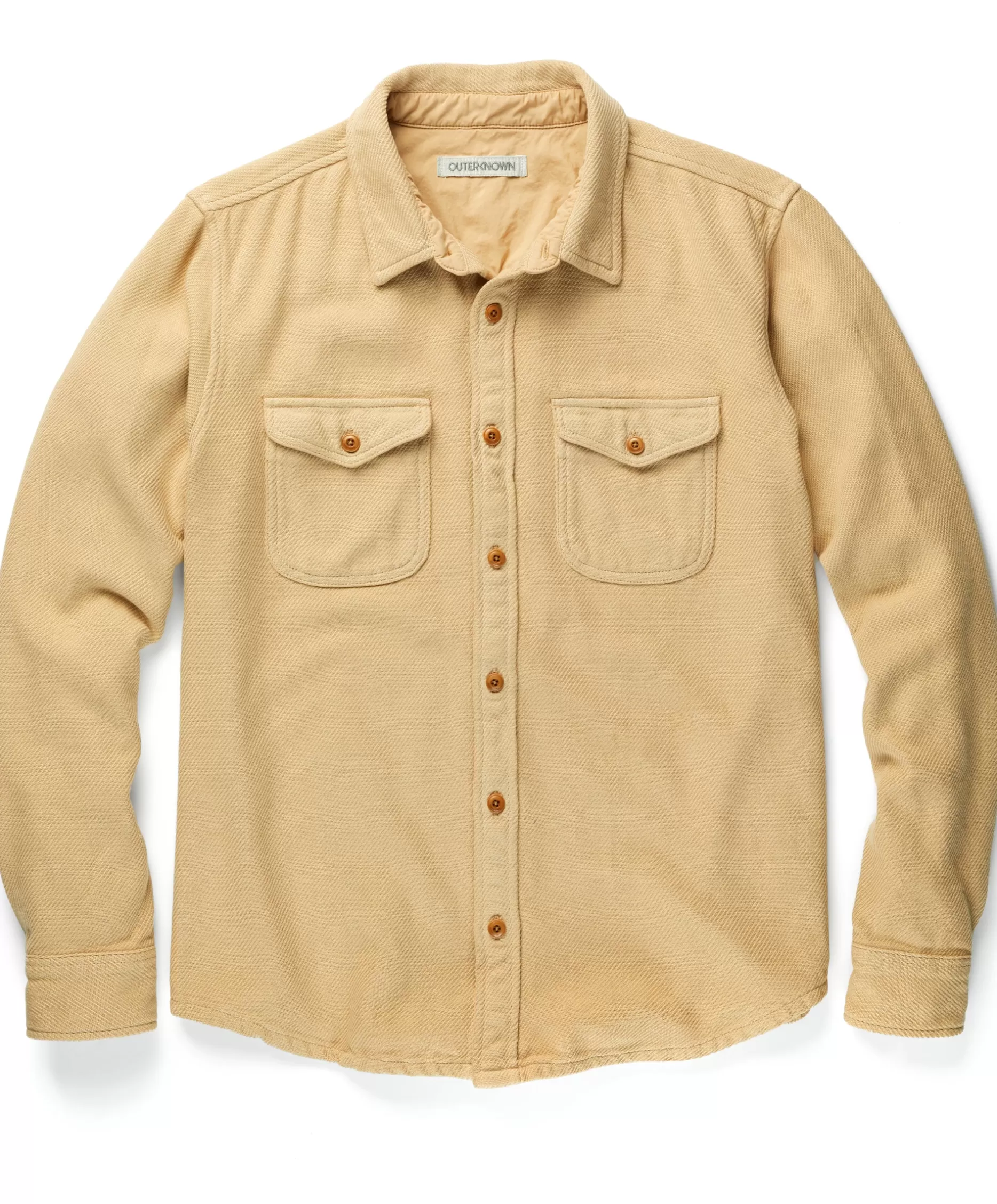 Outerknown Chroma Blanket Shirt Sand Clearance