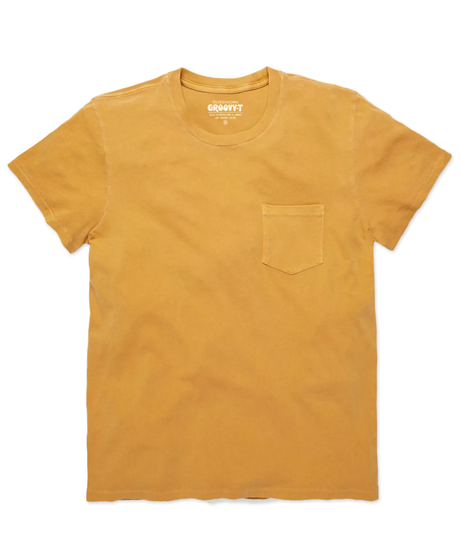 Outerknown Groovy Pocket Tee Saffron New