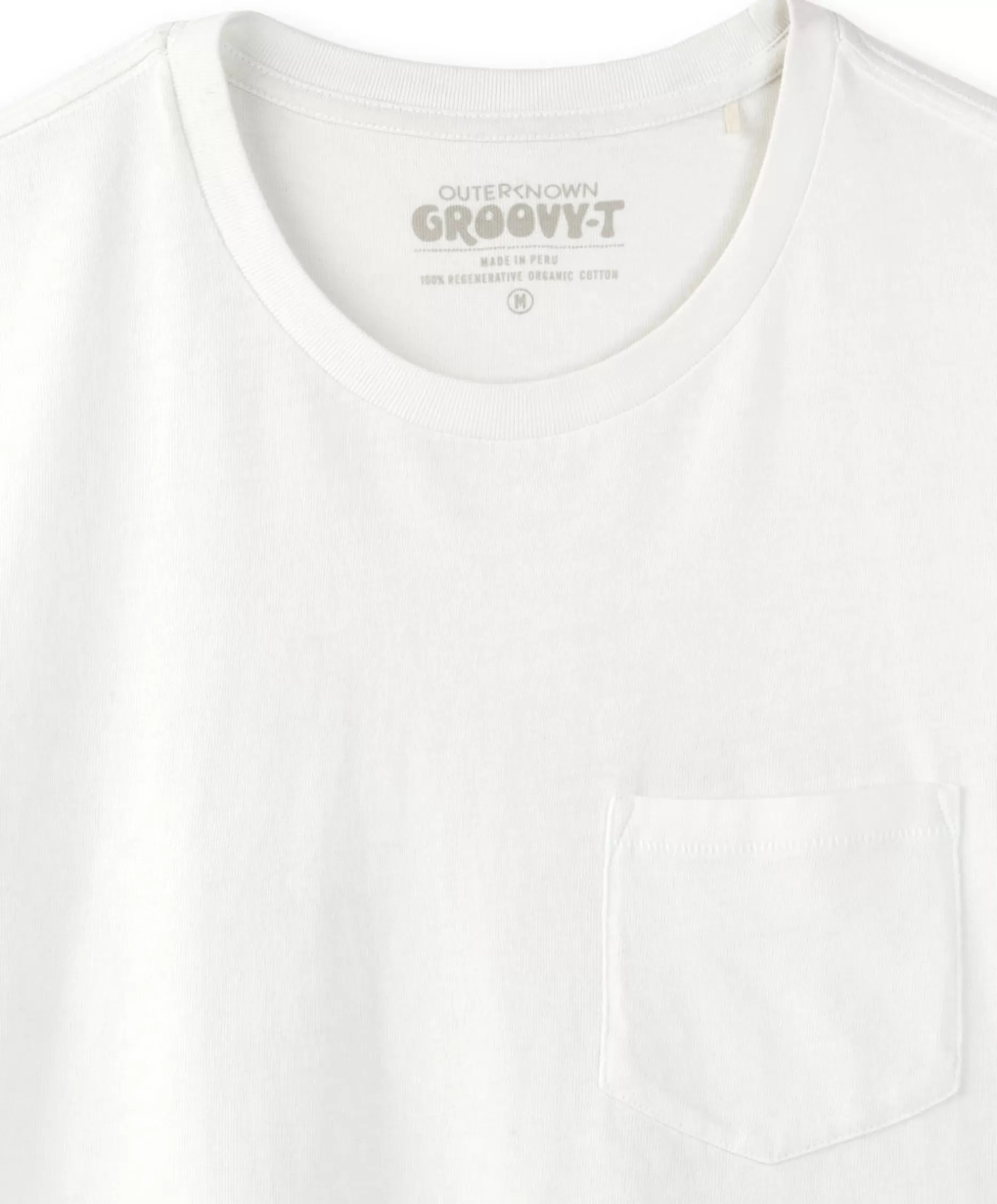 Outerknown Groovy Pocket Tee Salt Cheap