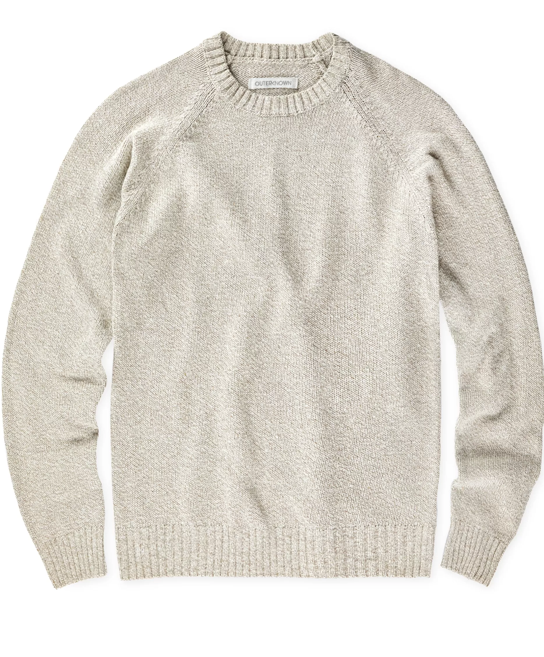 Outerknown Hemisphere Sweater Oatmeal Marl Outlet