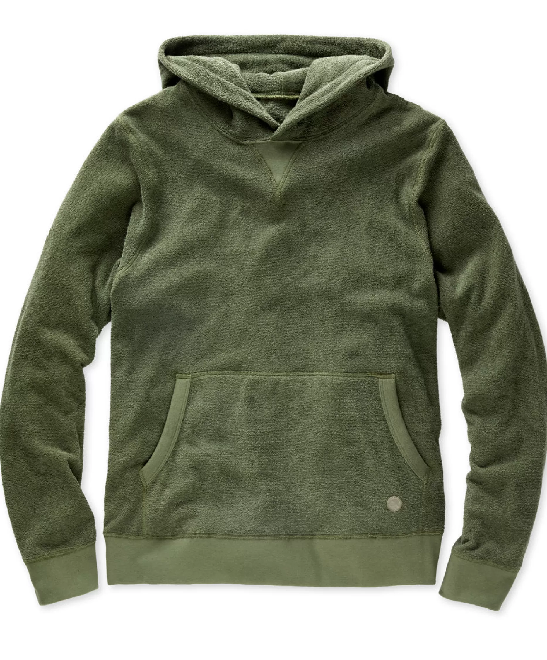 Outerknown Hightide Pullover Hoodie Olive Night Clearance