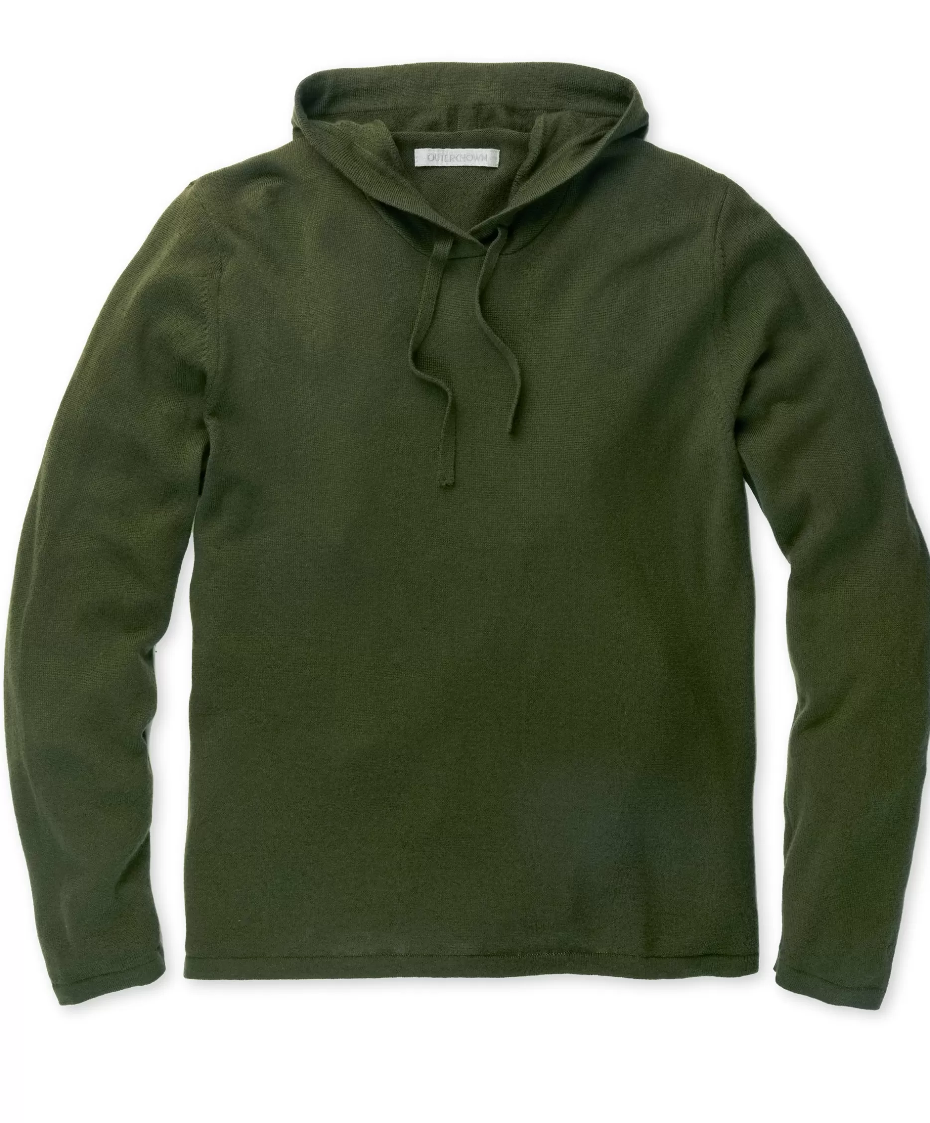 Outerknown Morro Merino Sweater Hoodie Dark Fatigue Best Sale