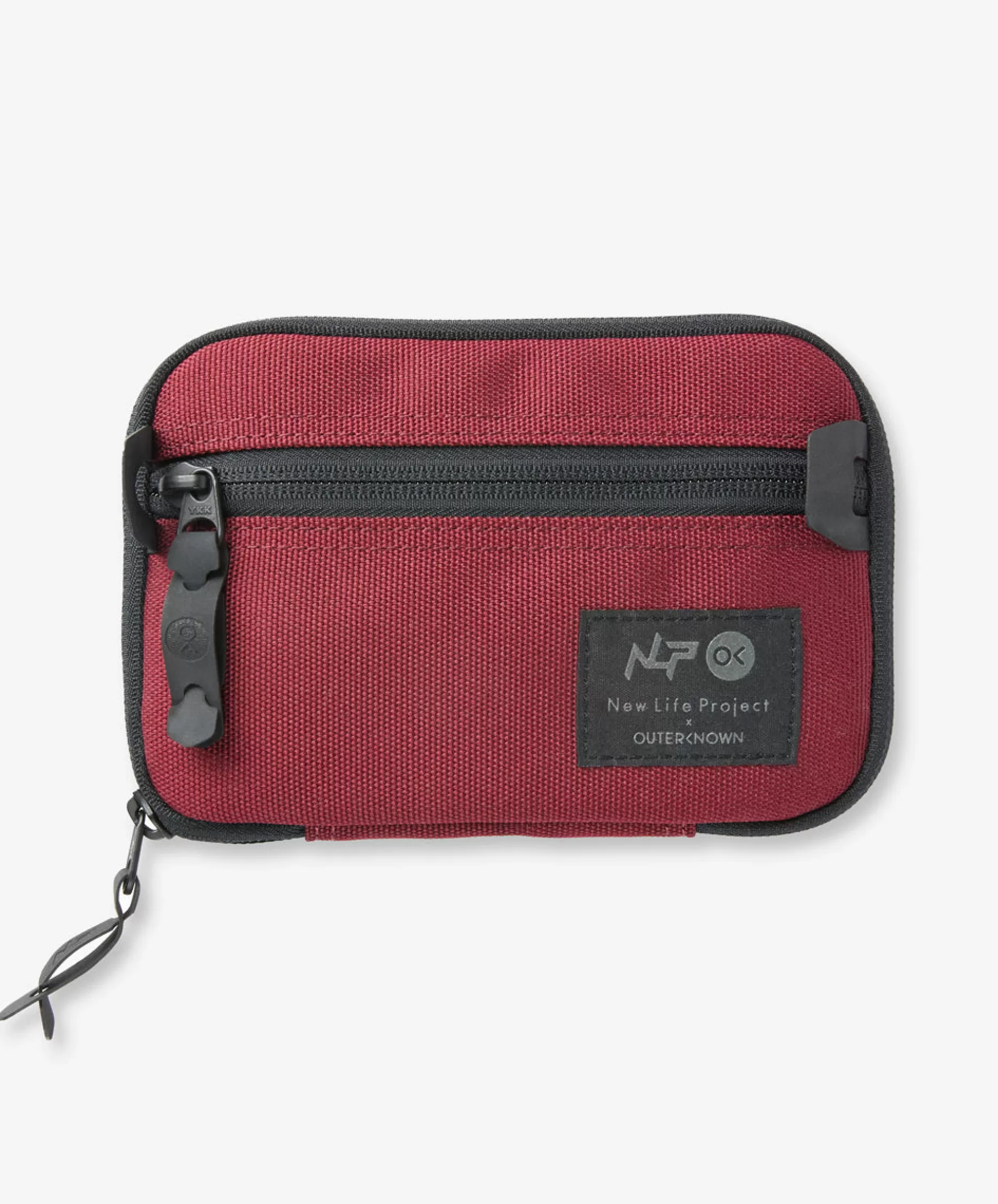 Outerknown New Life Project X Passport Wallet Wine Hot