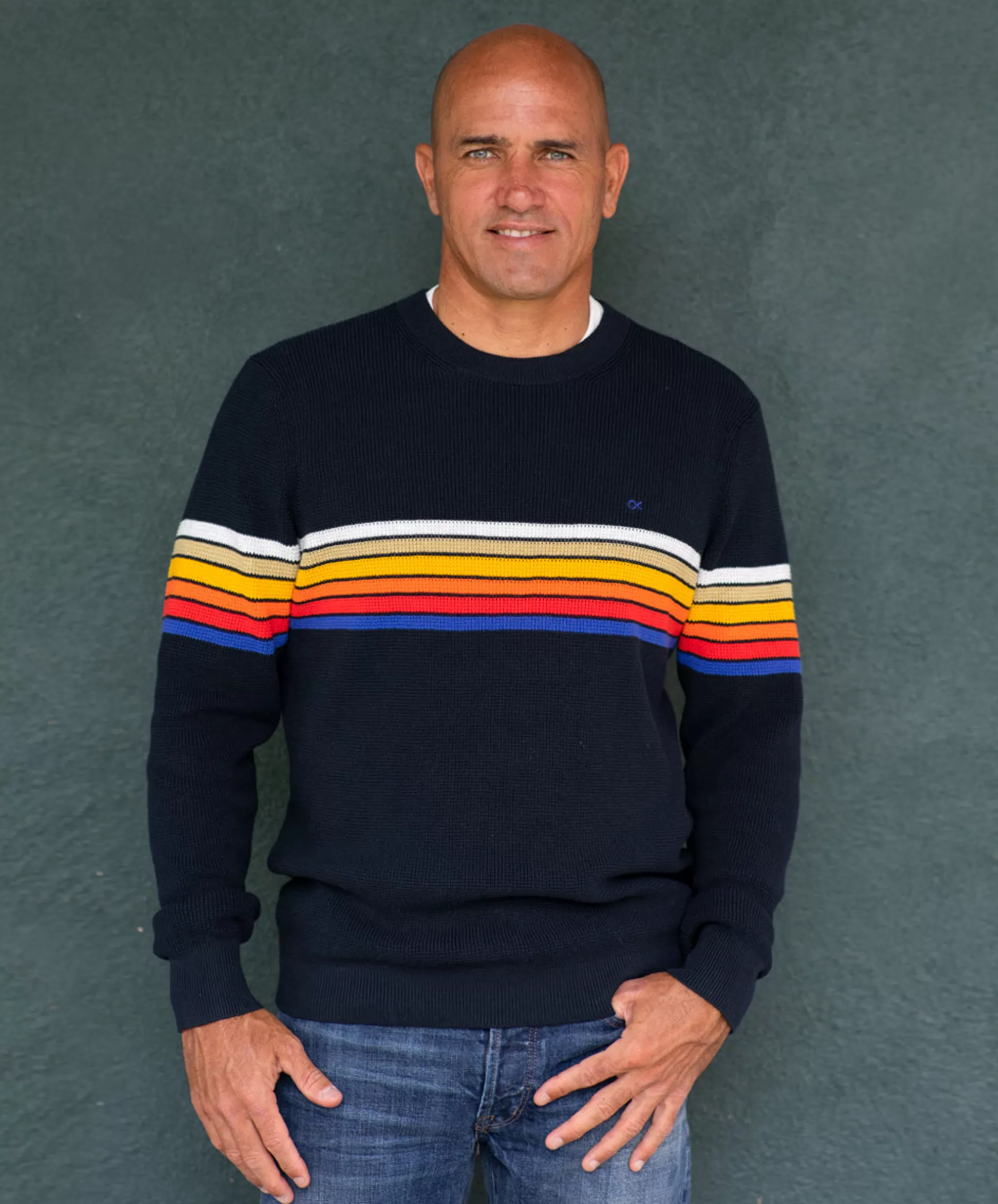 Outerknown Nostalgic Sweater Ok Black Rainbow Shop