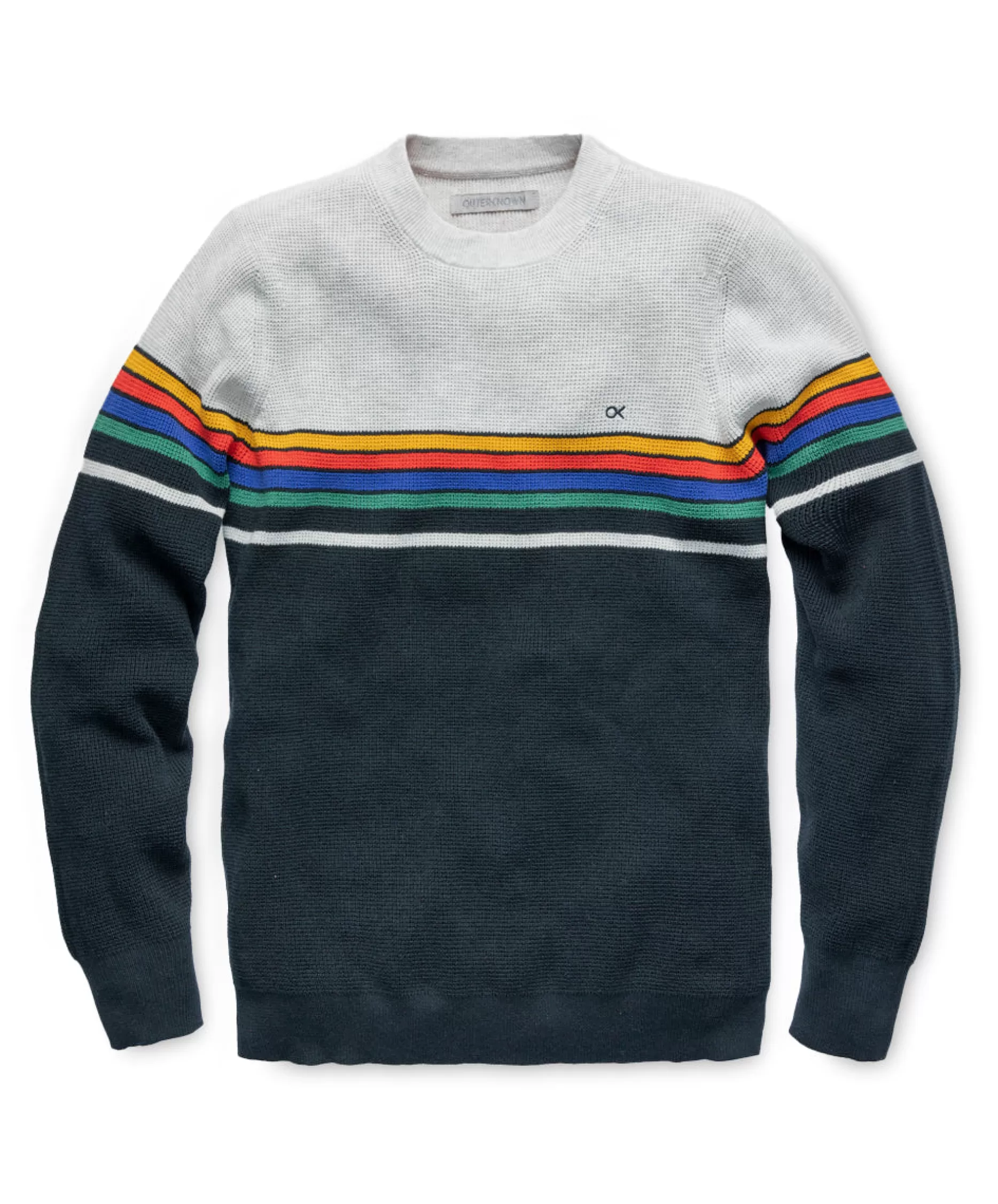 Outerknown Nostalgic Sweater Ok Retro Rainbow Hot