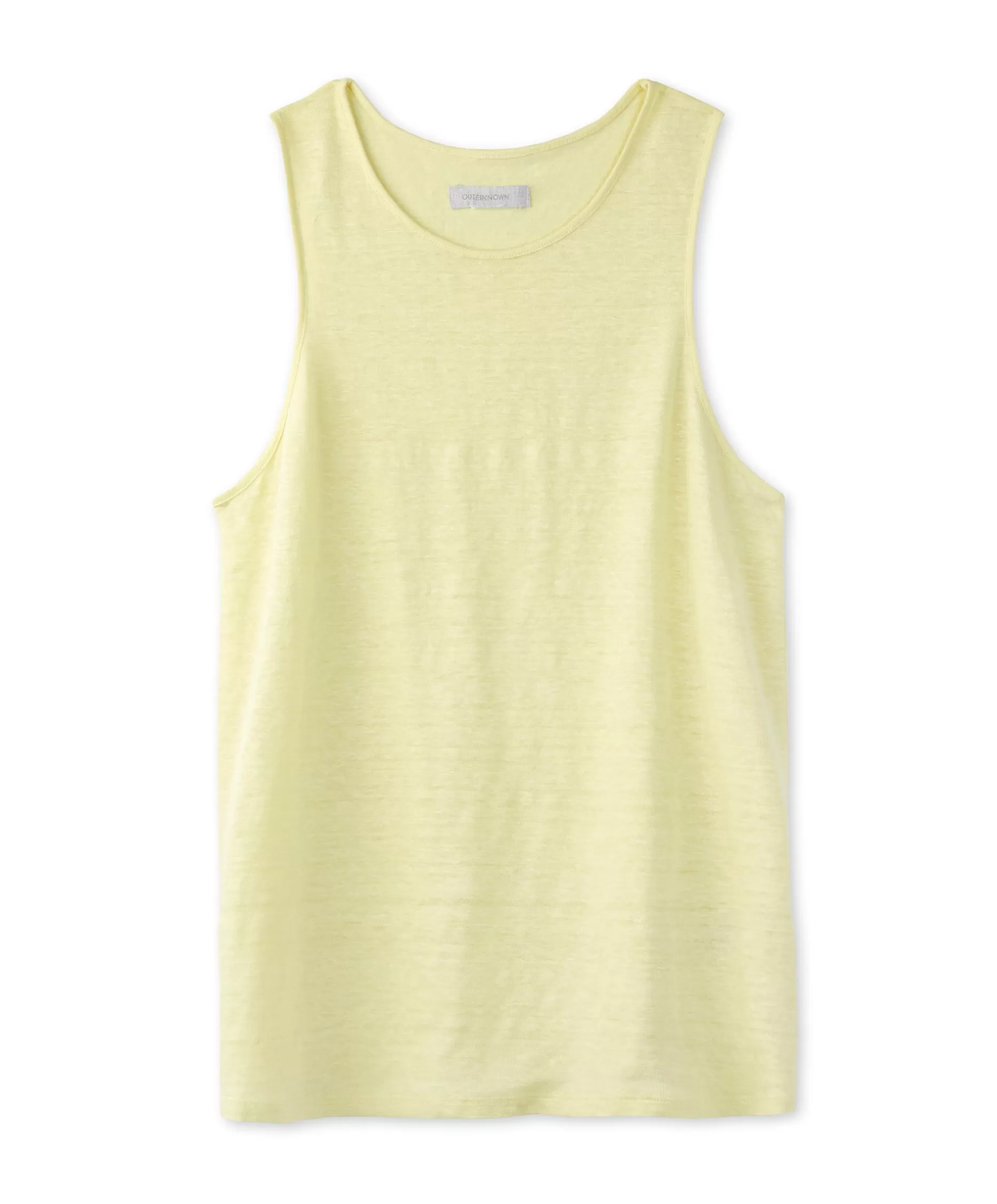 Outerknown Offshore Linen Tank Pomelo Hot