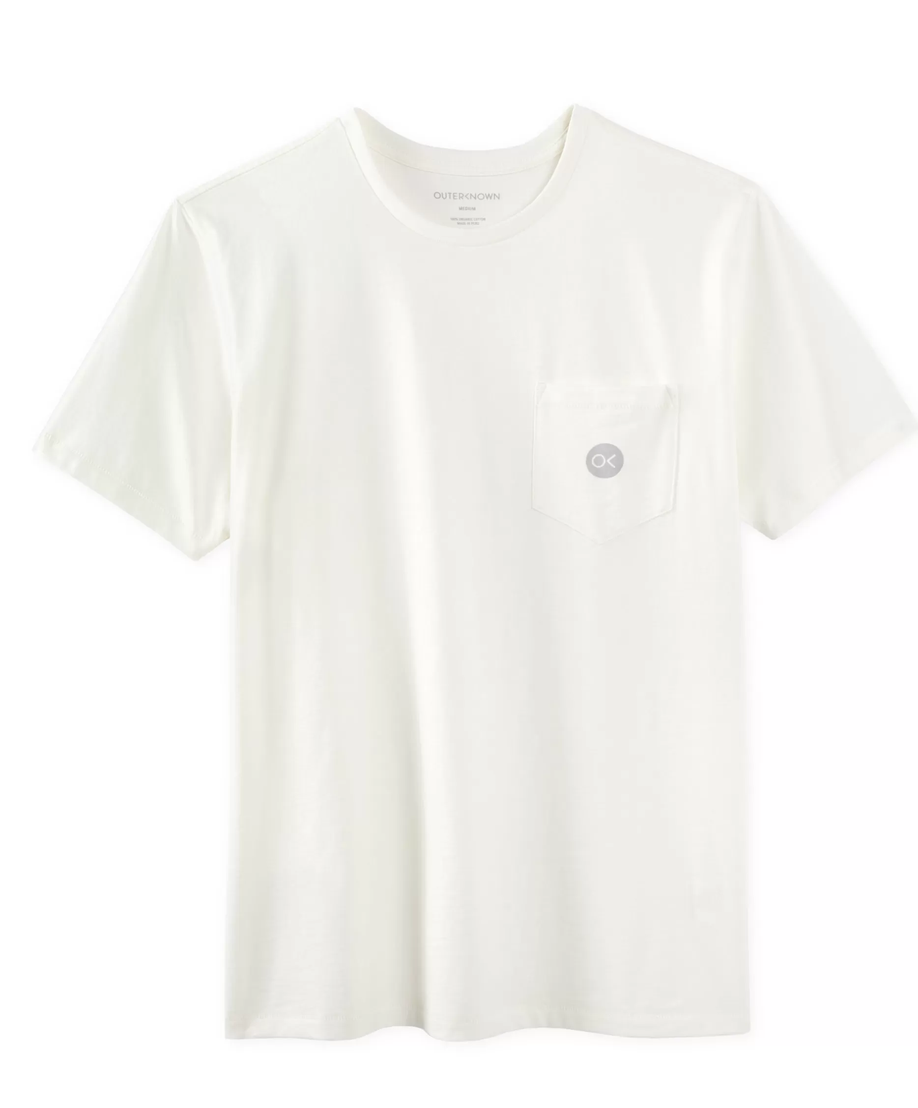 Outerknown Ok Dot Pocket Tee Salt Online