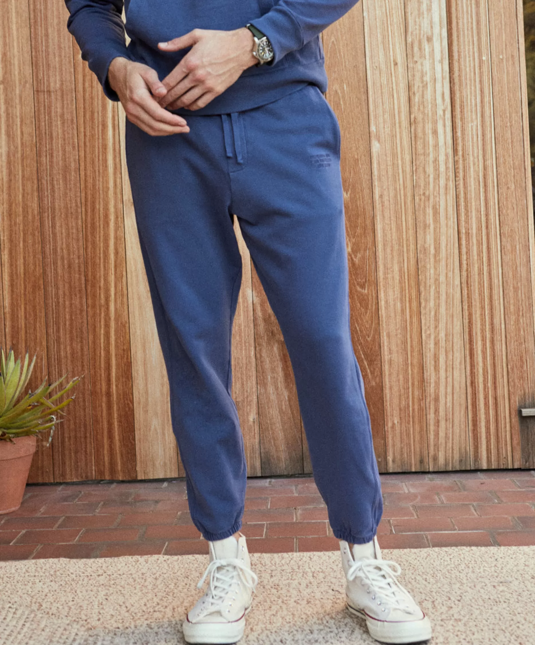 Outerknown Established Sweatpant Dark Navy Cheap