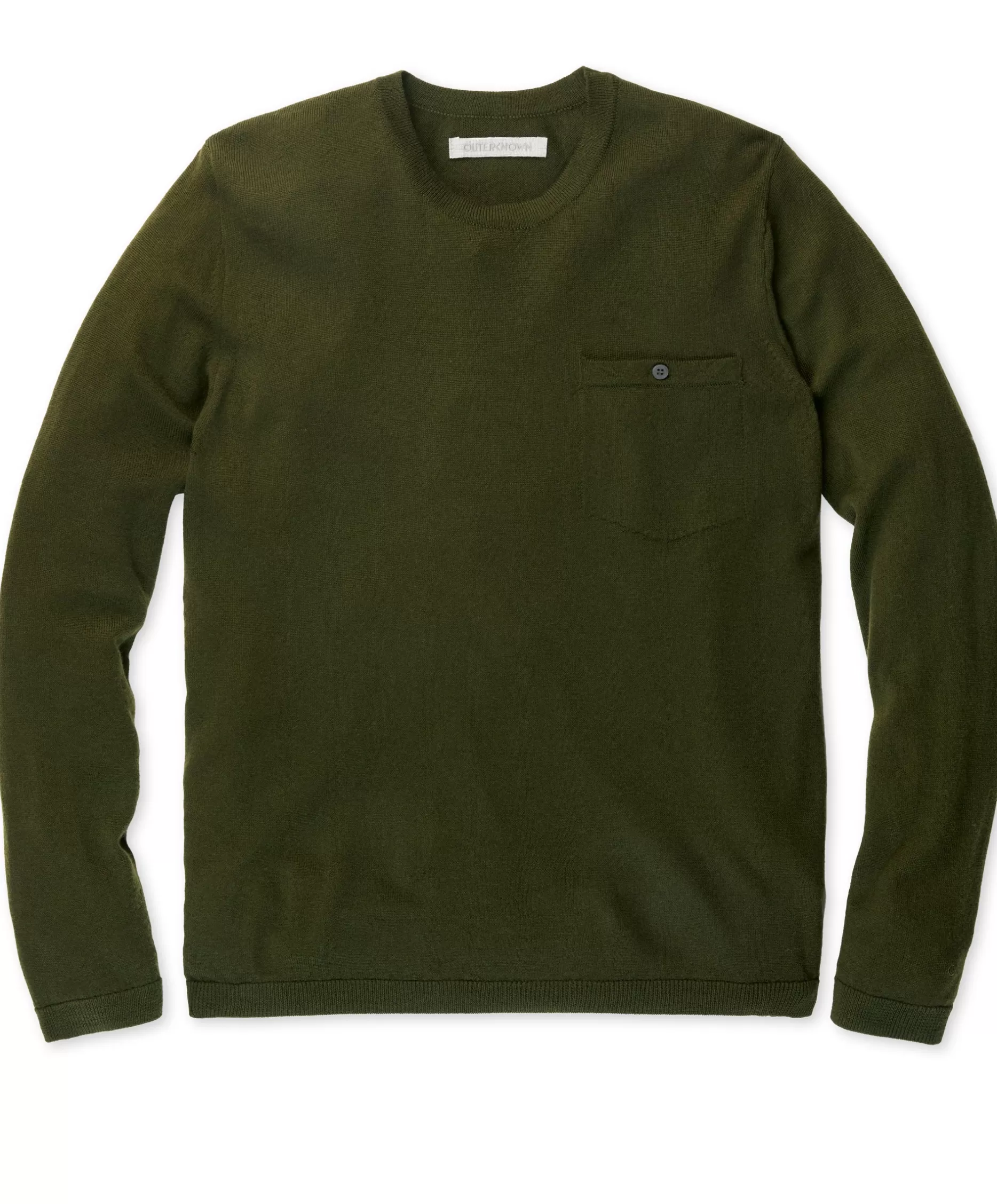 Outerknown Palisades Pocket Crew Dark Fatigue Best Sale