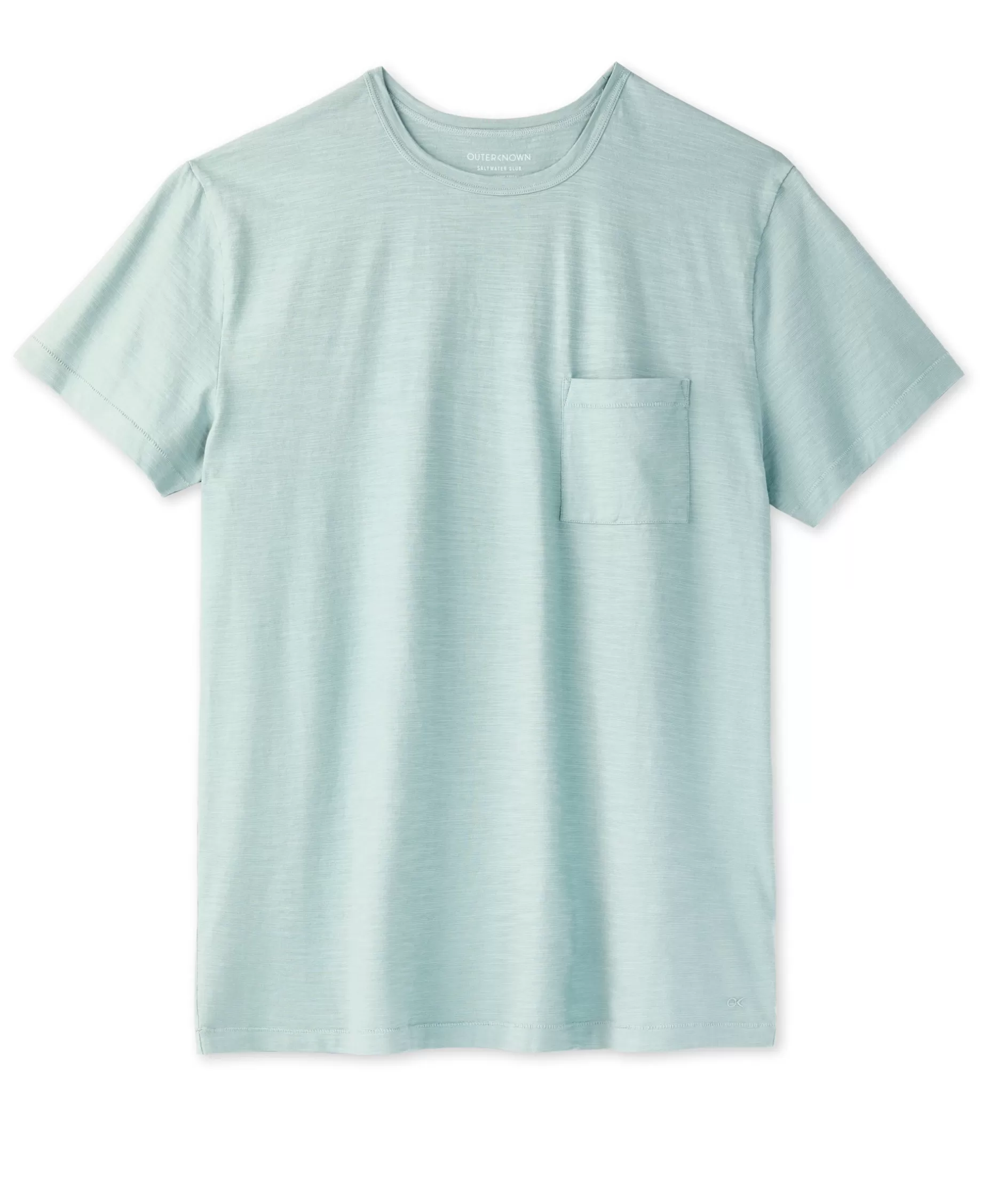 Outerknown Saltwater Slub Pocket Tee Grey Mist Discount