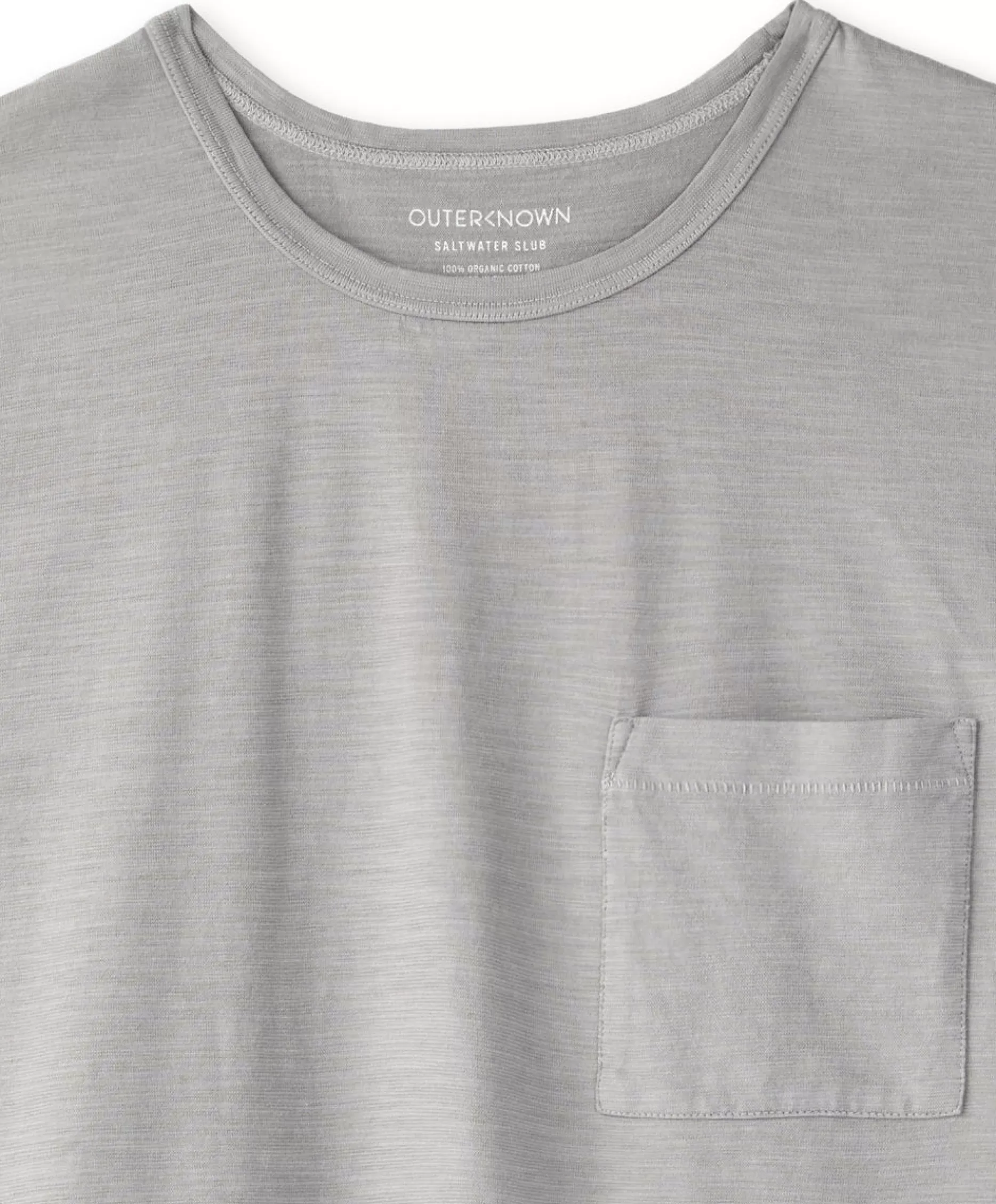 Outerknown Saltwater Slub Pocket Tee Dovetail New