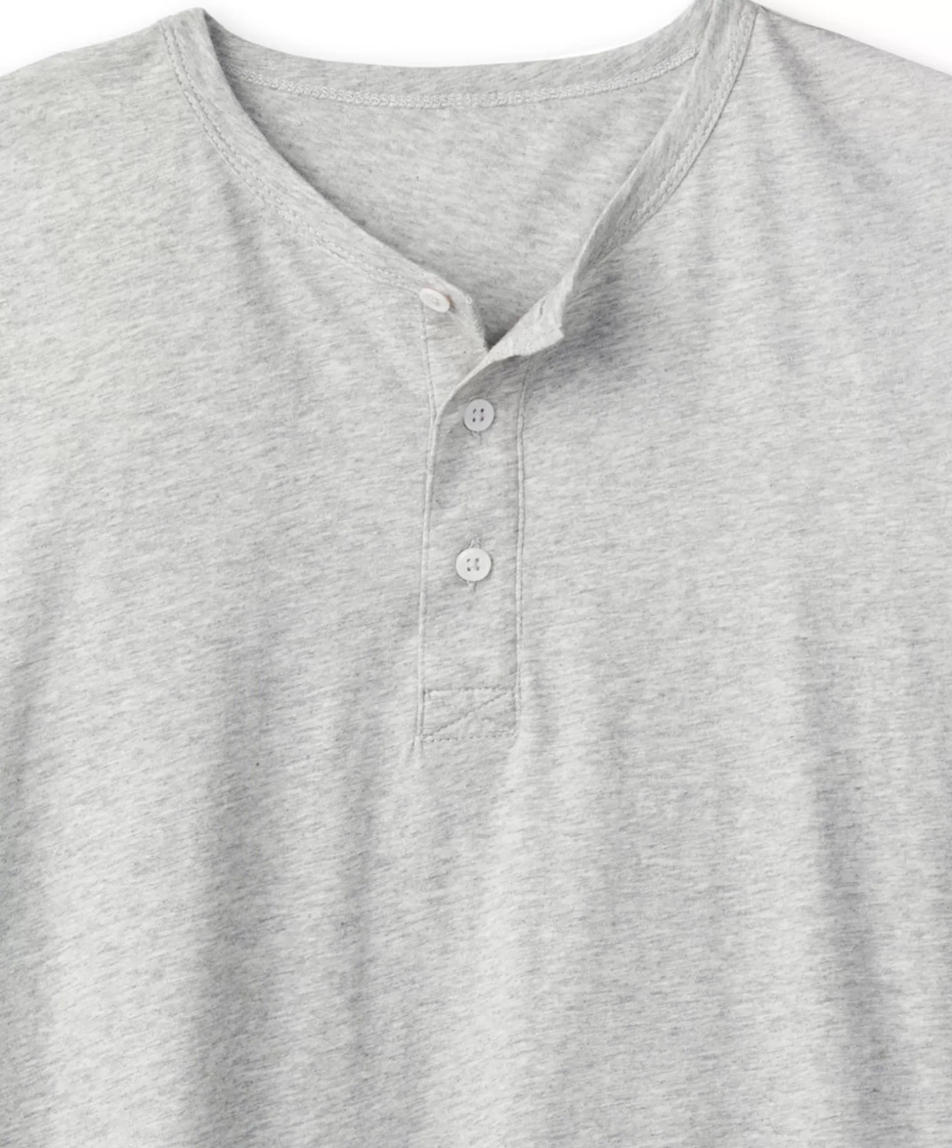 Outerknown Sojourn L/S Henley Heather Grey Sale