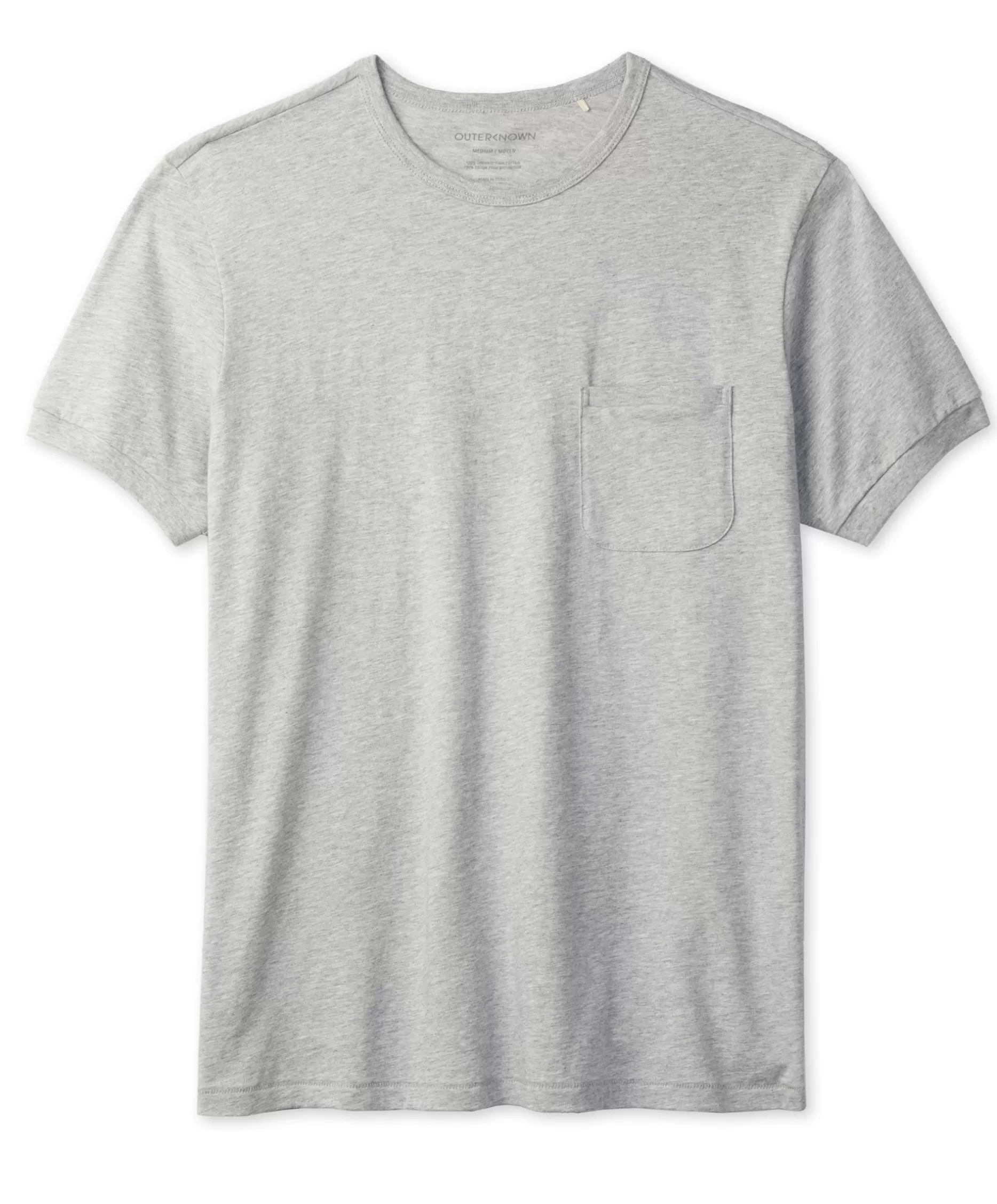 Outerknown Sojourn Pocket Tee Heather Grey Outlet