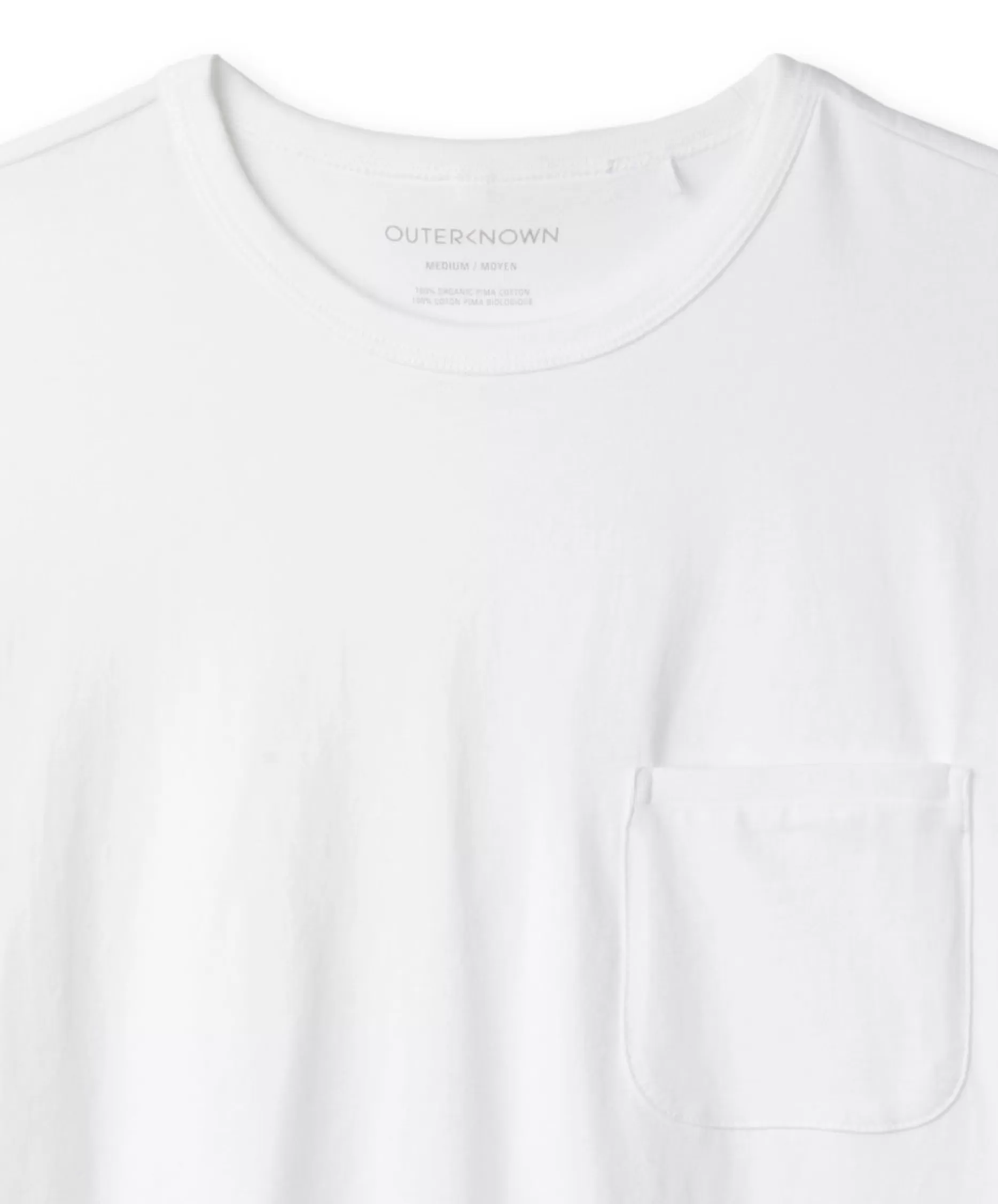 Outerknown Sojourn Pocket Tee Bright White Online