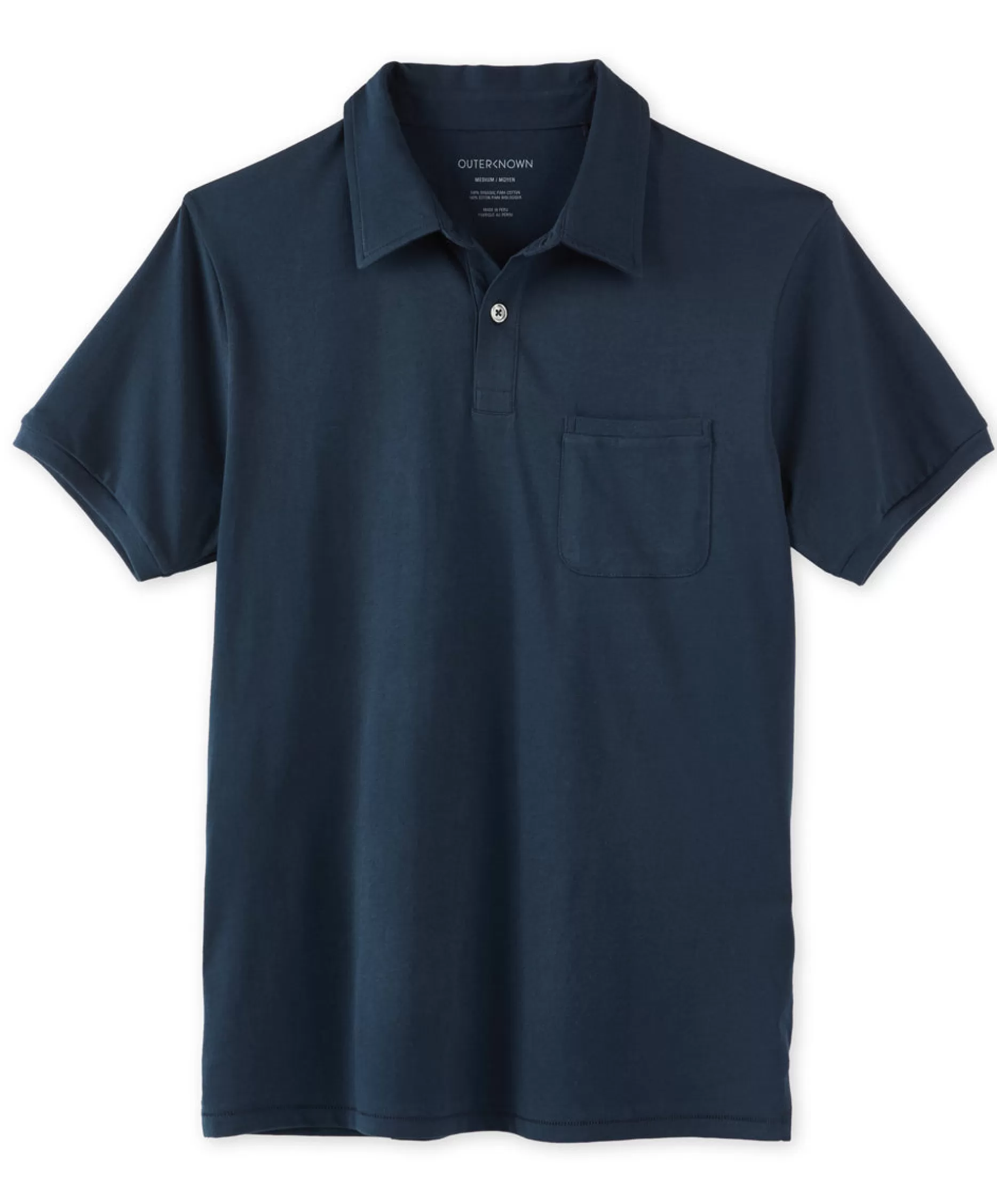 Outerknown Sojourn Polo Indigo Sale