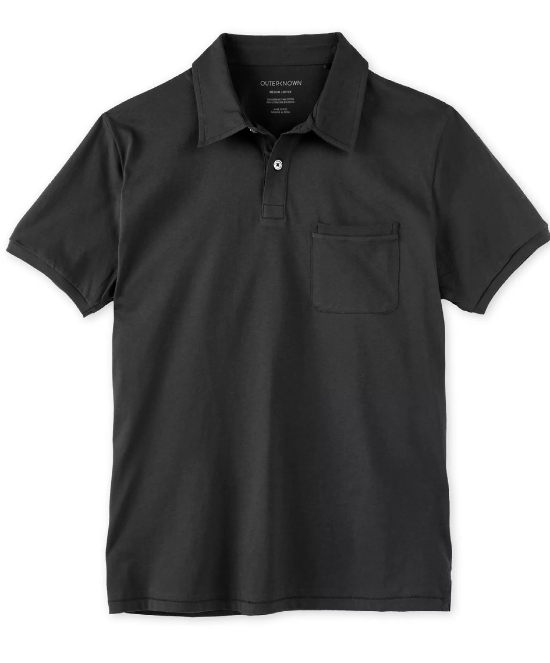 Outerknown Sojourn Polo Pitch Black Sale