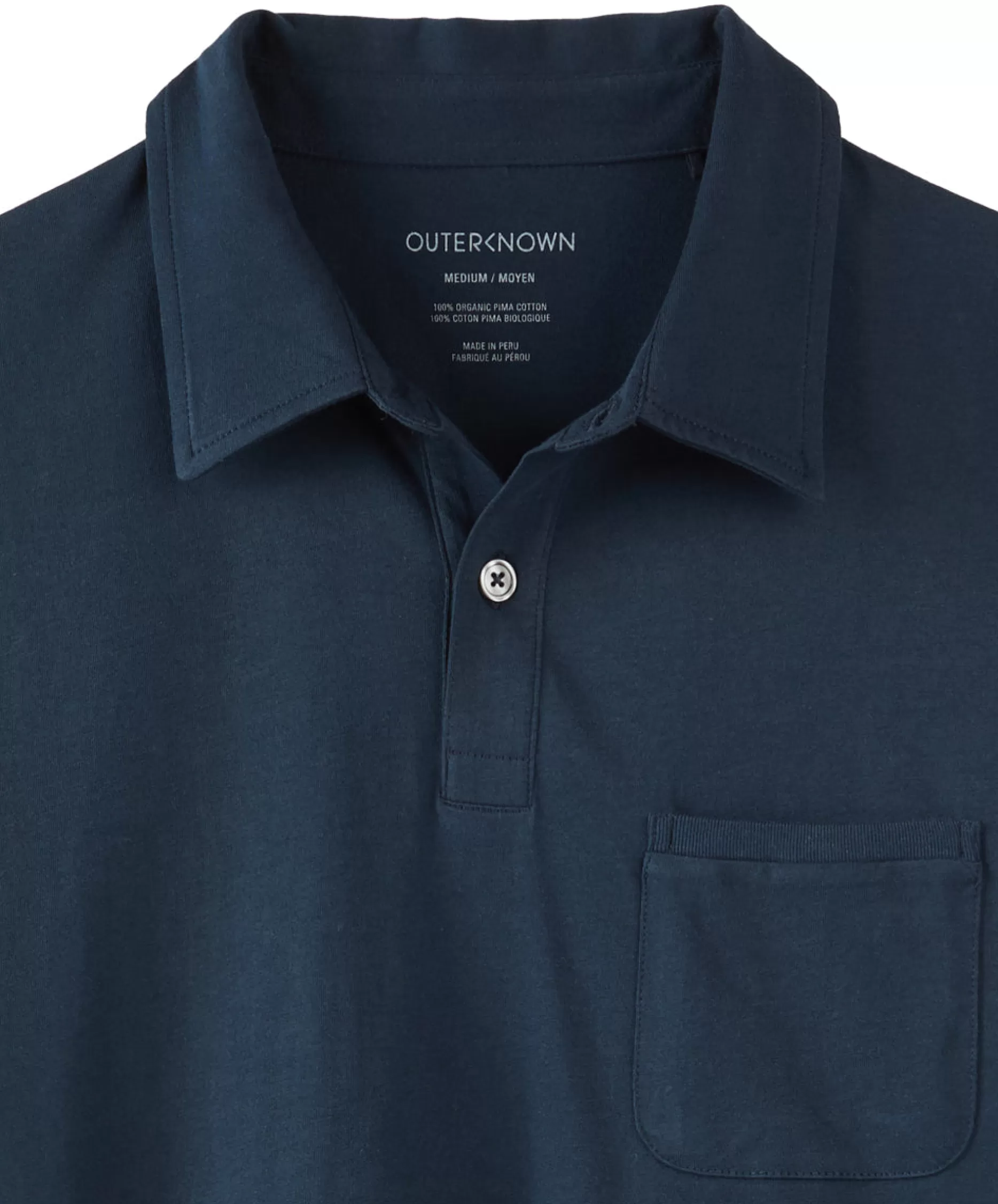 Outerknown Sojourn Polo Indigo Sale