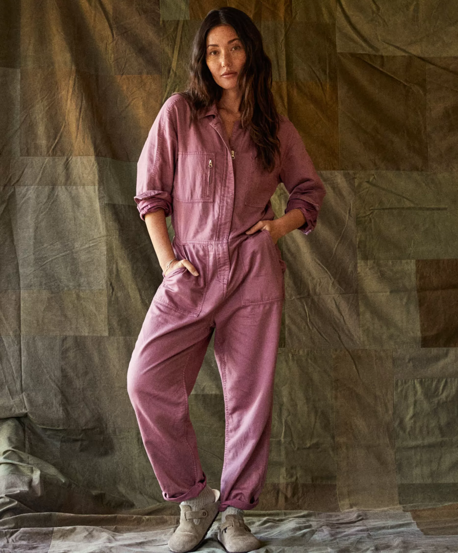 Outerknown Station Jumpsuit Desert Date Discount