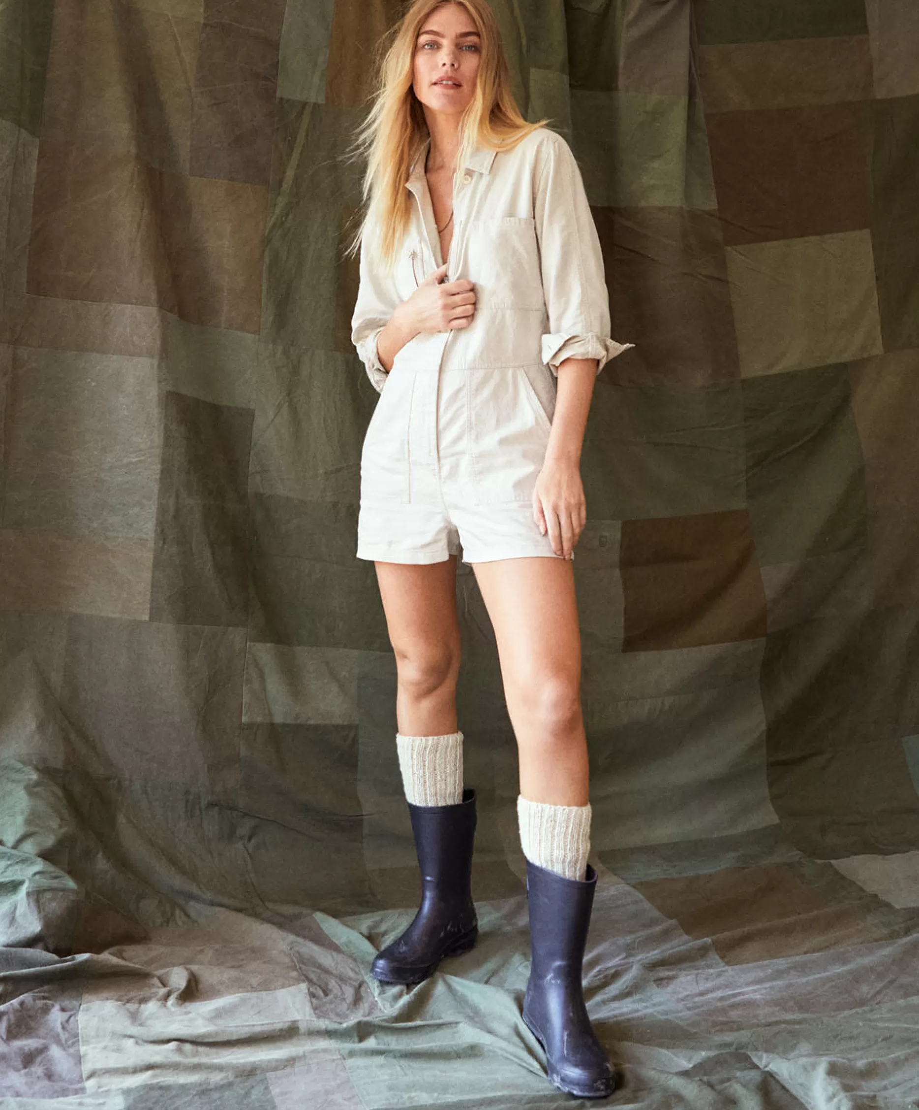 Outerknown Station Suit Shortall Natural Best