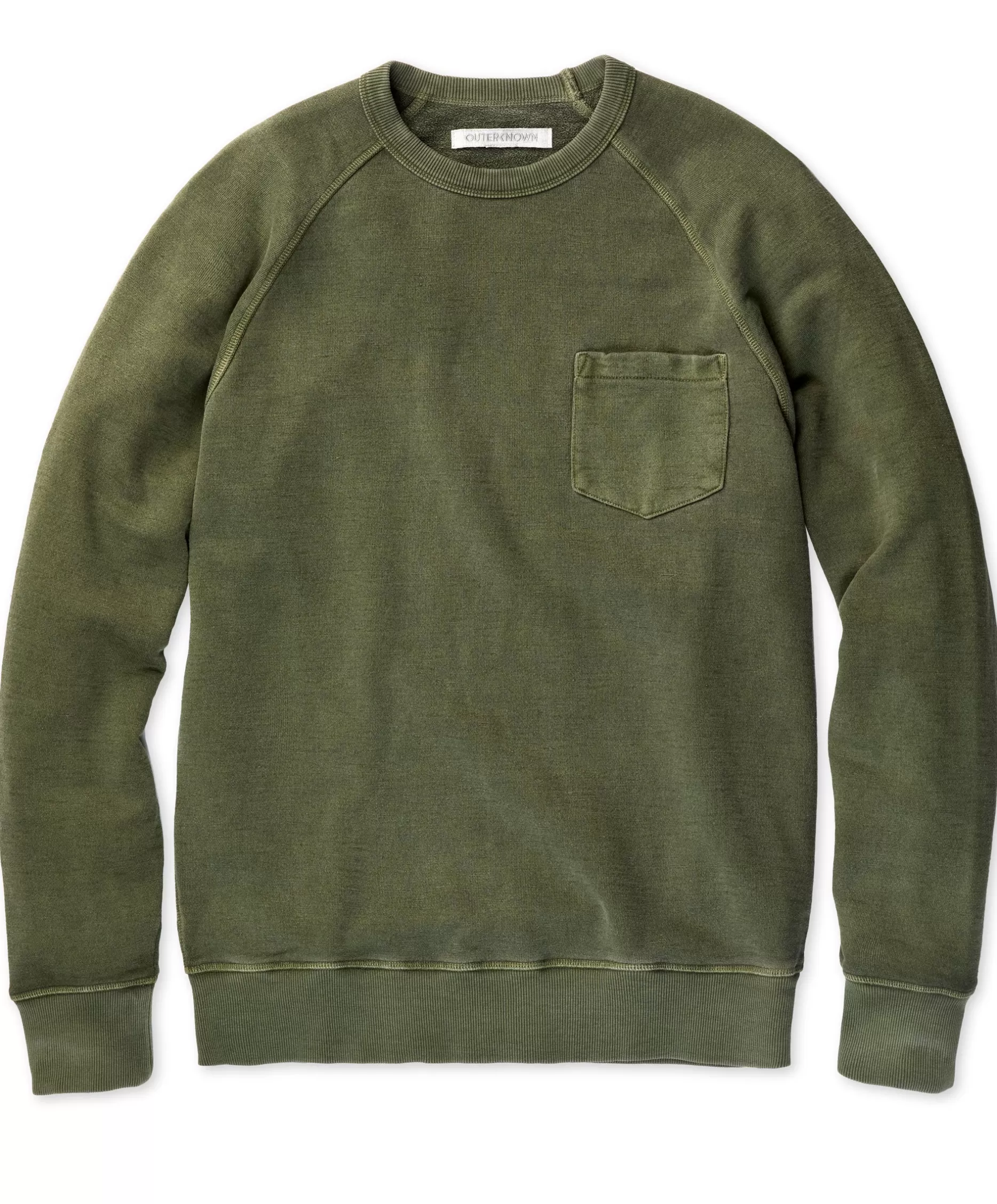 Outerknown Sur Pocket Sweatshirt Olive Branch Discount