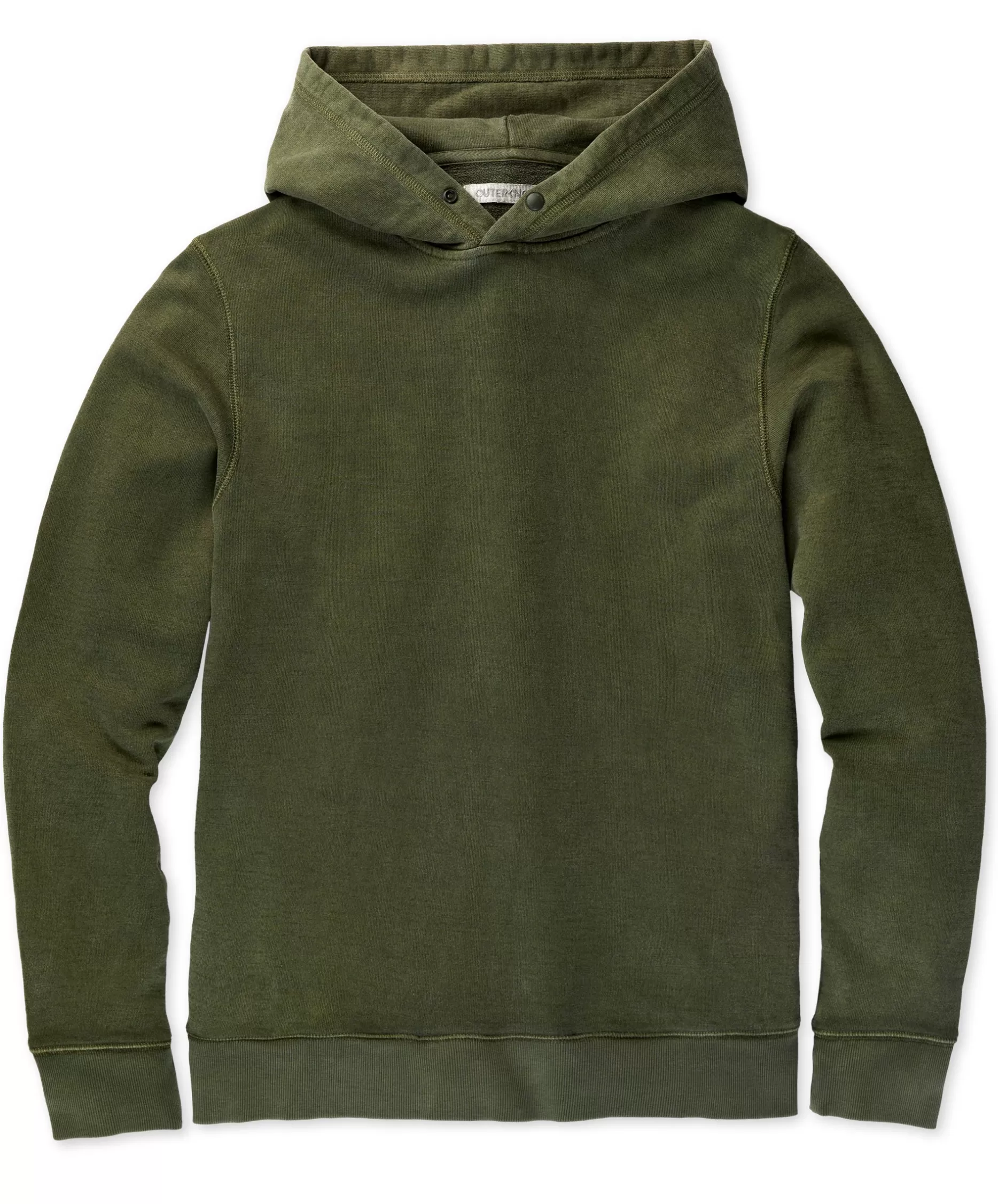 Outerknown Sur Snap Hoodie Olive Branch Flash Sale