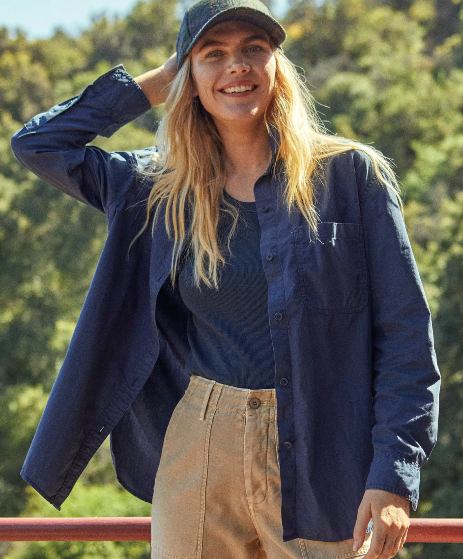 Outerknown The Weekend Shirt Marine Sale