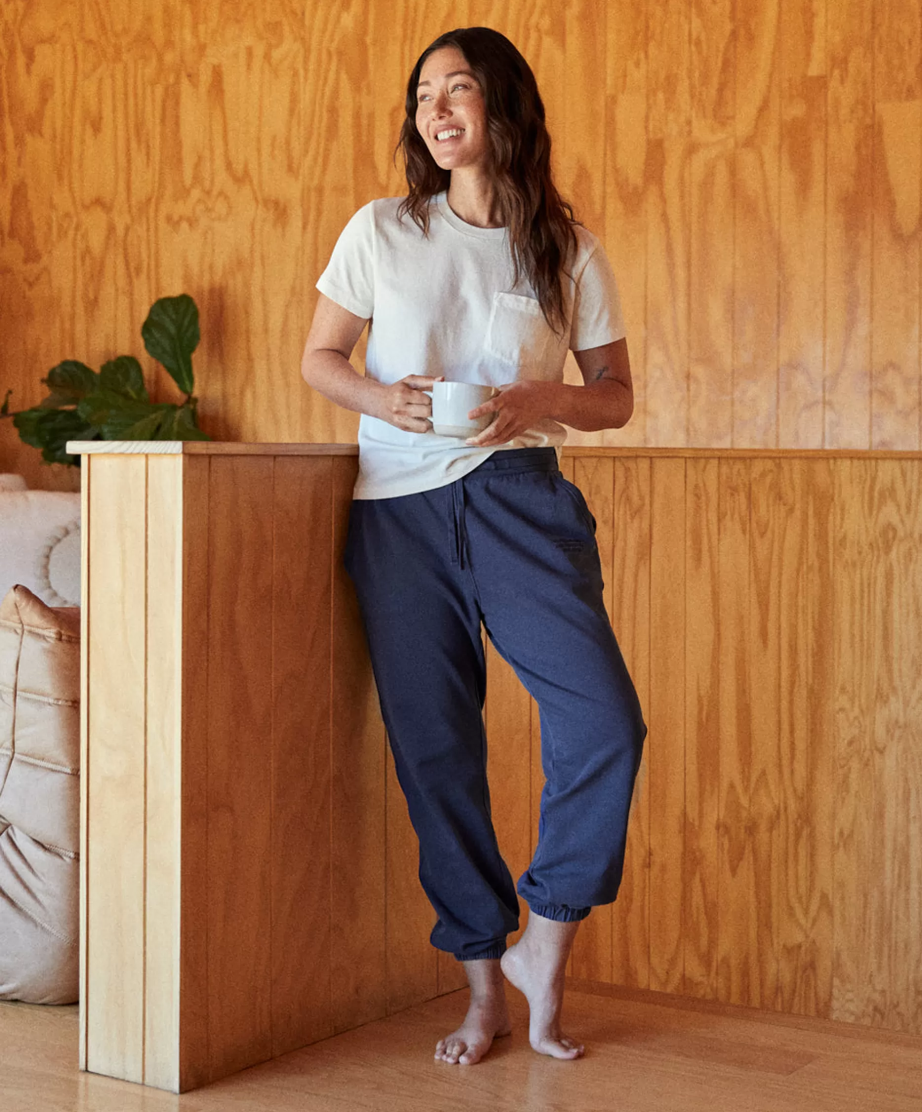 Outerknown Women's Established Sweatpants Marine Clearance